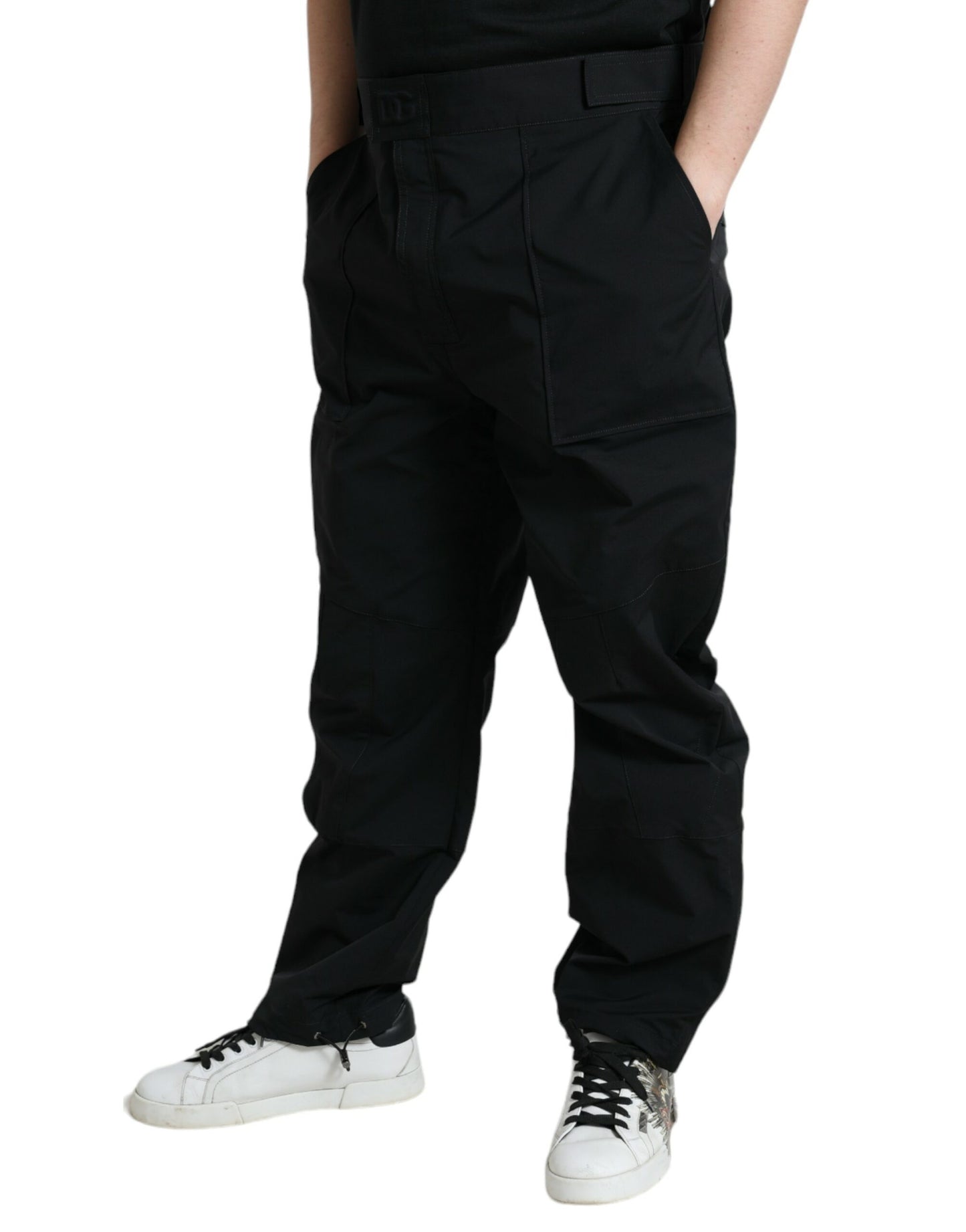 Dolce &amp; Gabbana Elegant casual black straight pants