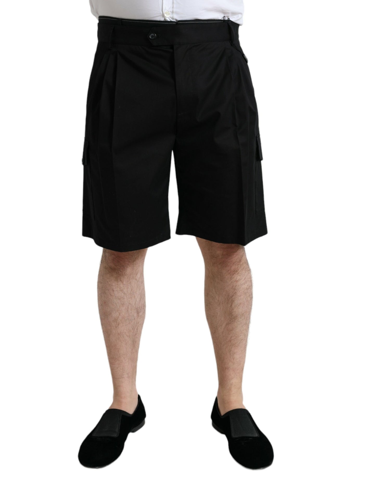 Dolce &amp; Gabbana Slim Designer Bermuda Cargo Shorts