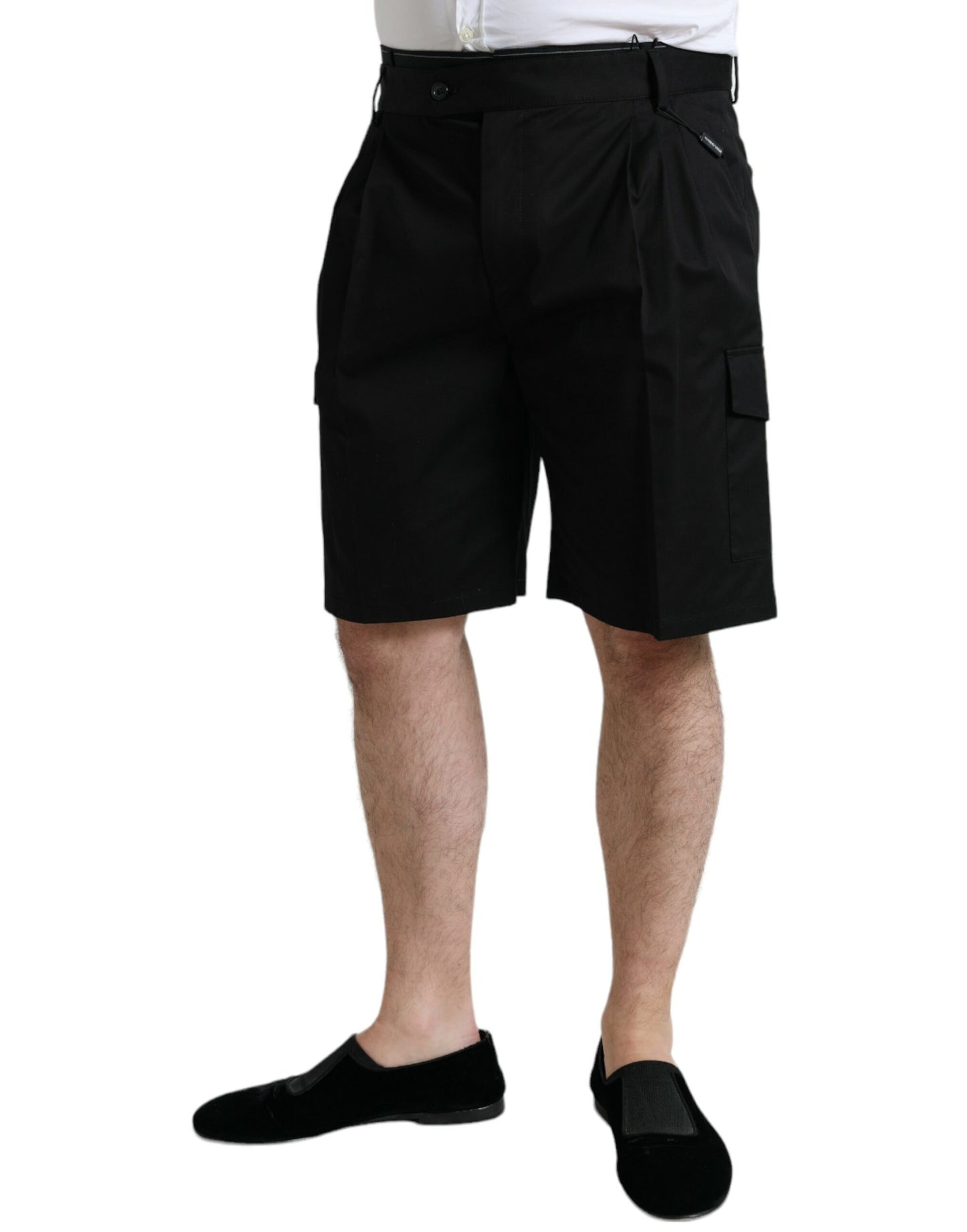 Dolce &amp; Gabbana Slim Designer Bermuda Cargo Shorts