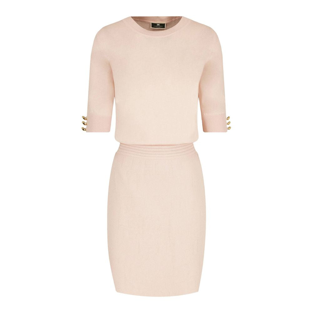 Elisabetta Franchi "Pink Viscose Dress for Women"