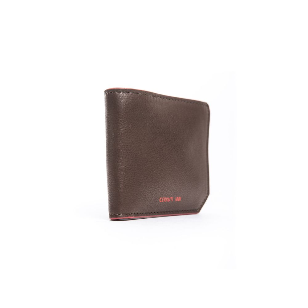 Cerruti 1881 Brown Calfskin Men's Wallet