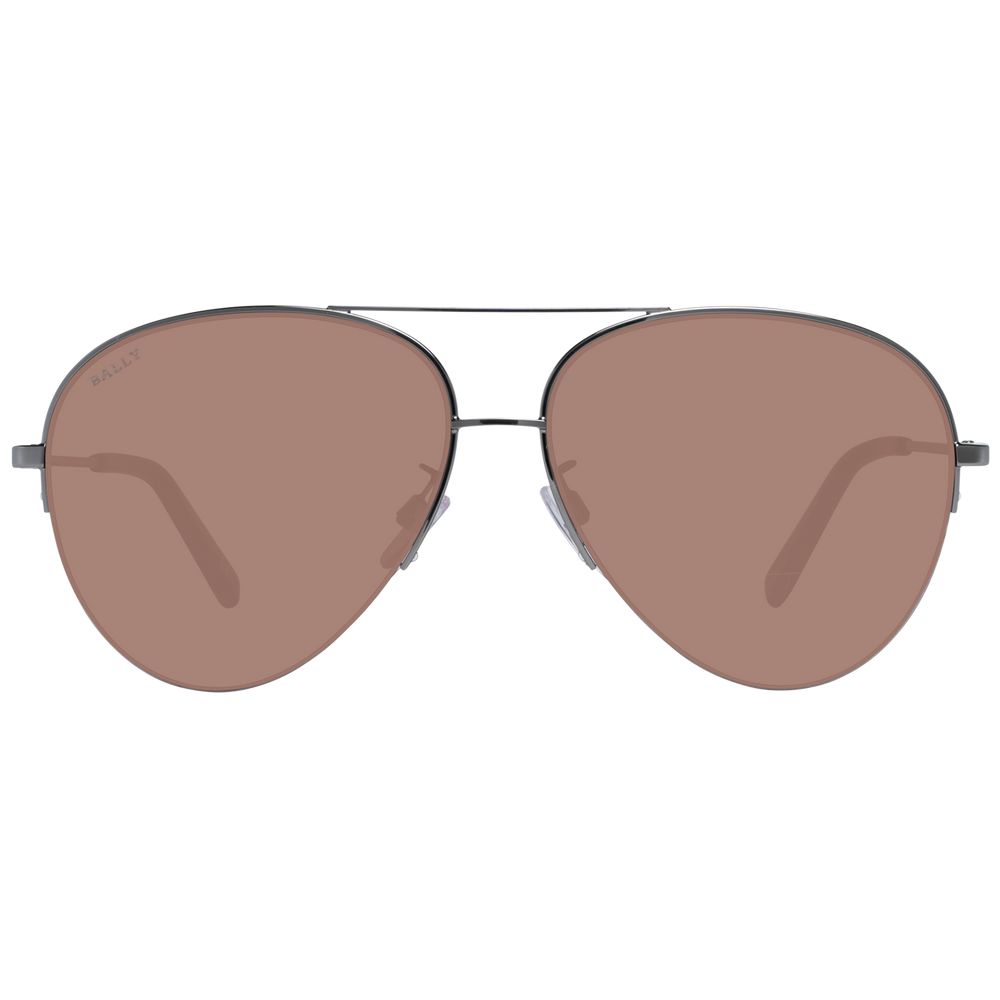 Bally Silberne Unisex-Sonnenbrille