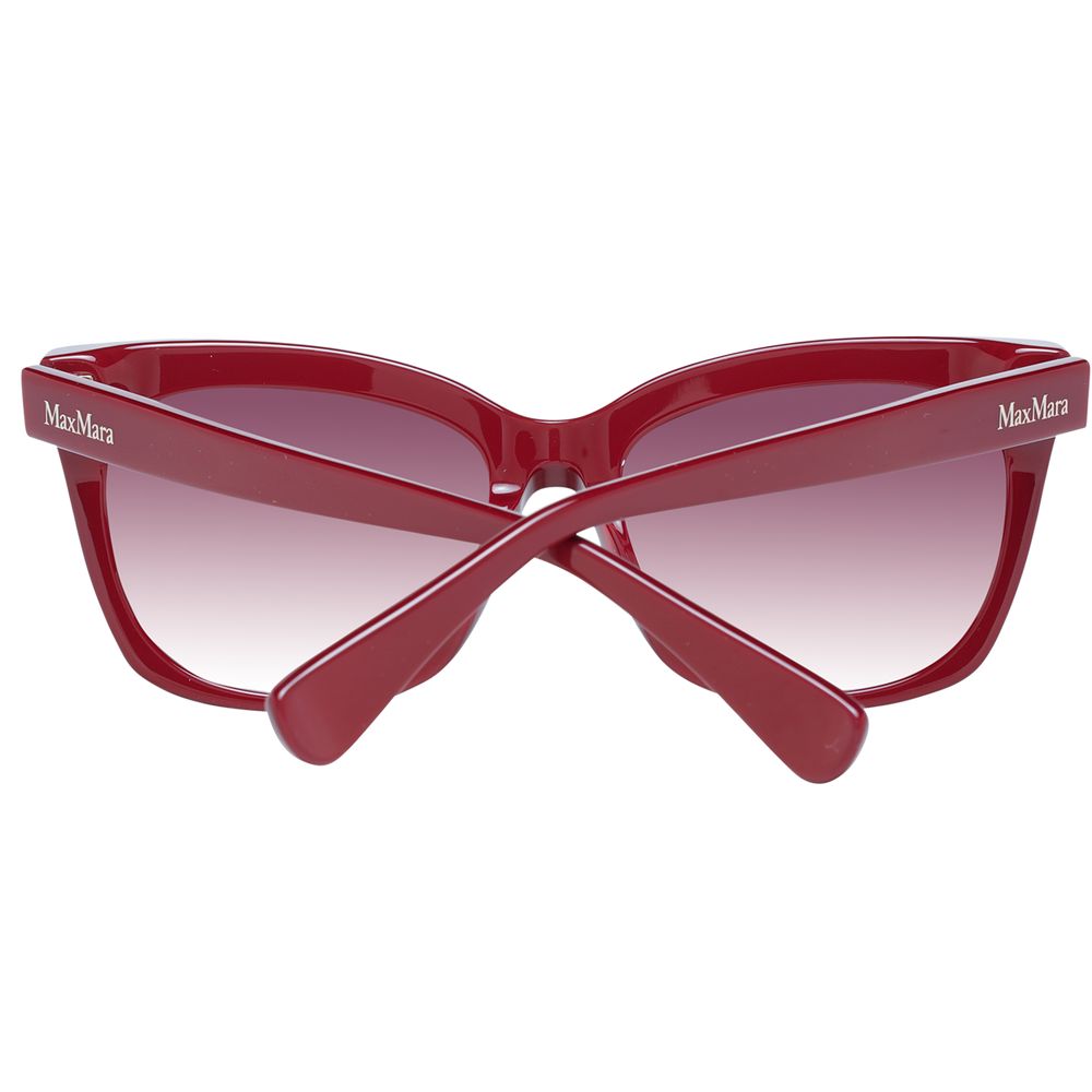 Max Mara Burgundy Frauen Sonnenbrille