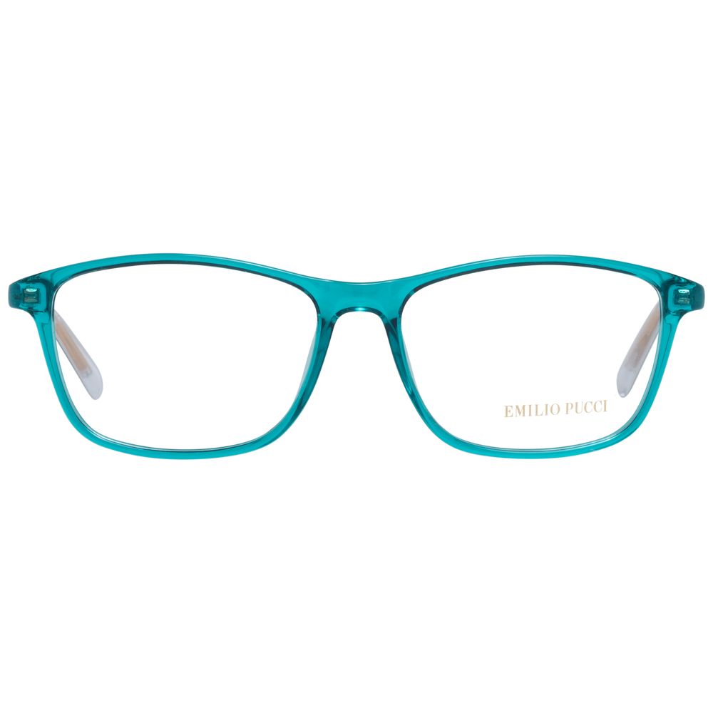 Emilio Pucci Bright green designer glasses with full rim