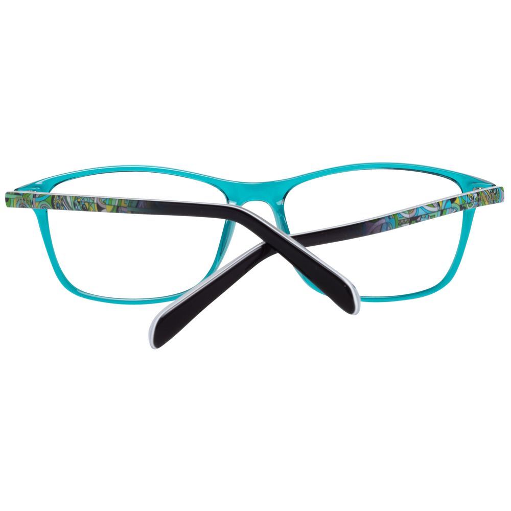 Emilio Pucci Bright green designer glasses with full rim