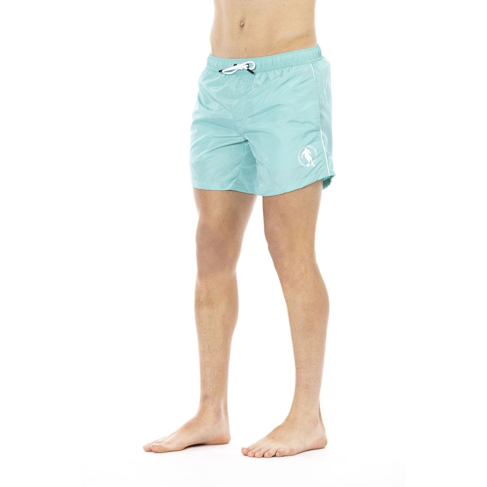 Bikkembergs Light Blue Polyester Men's Swim Shorts