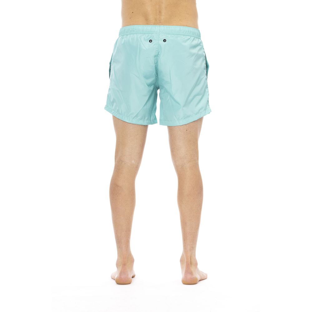 Bikkembergs Light Blue Polyester Men's Swim Shorts