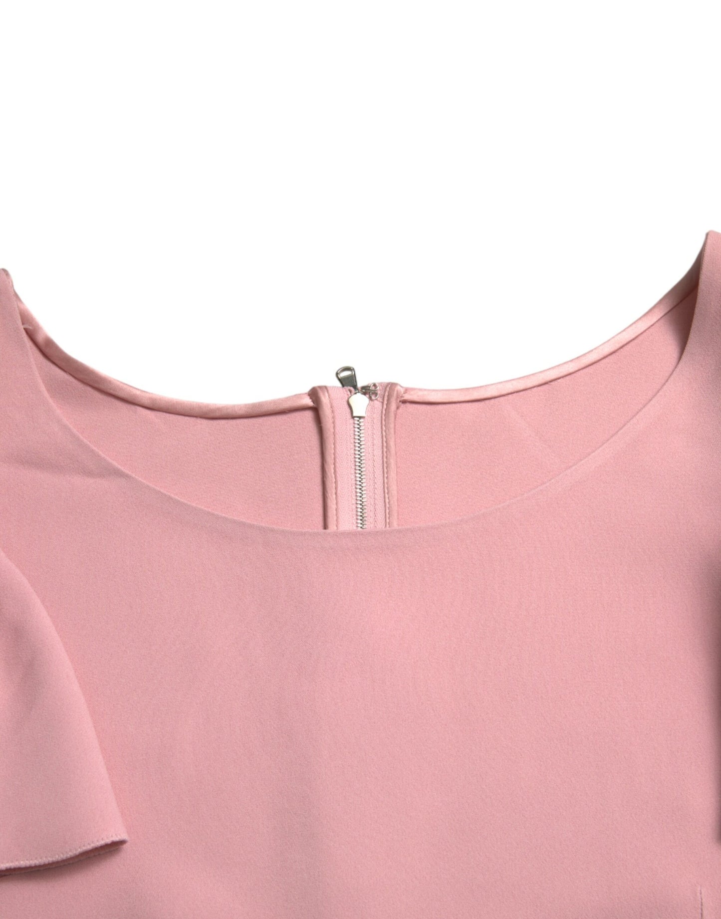 Dolce &amp; Gabbana Chic pink top with bell sleeves