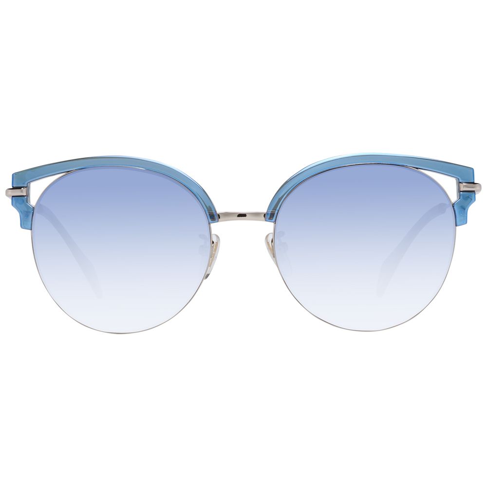 Police Chic butterfly sunglasses with blue gradient