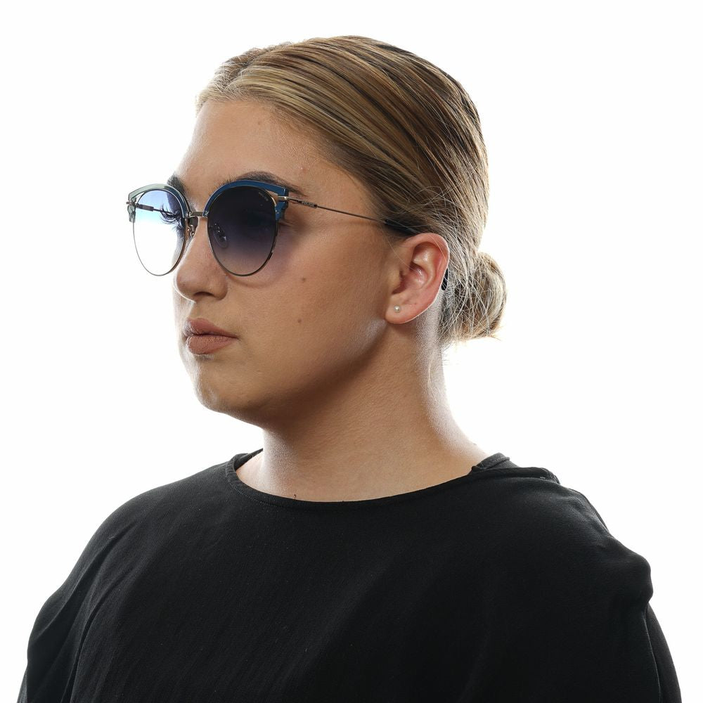 Police Chic butterfly sunglasses with blue gradient