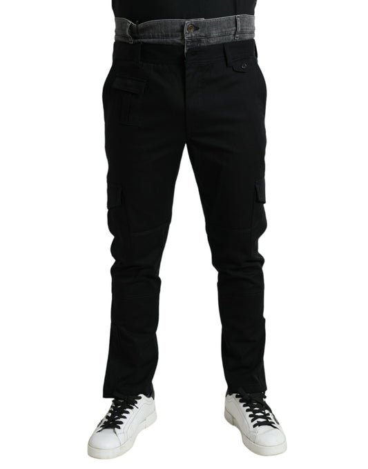 Dolce &amp; Gabbana Elegant Skinny Cotton Stretch Joggers