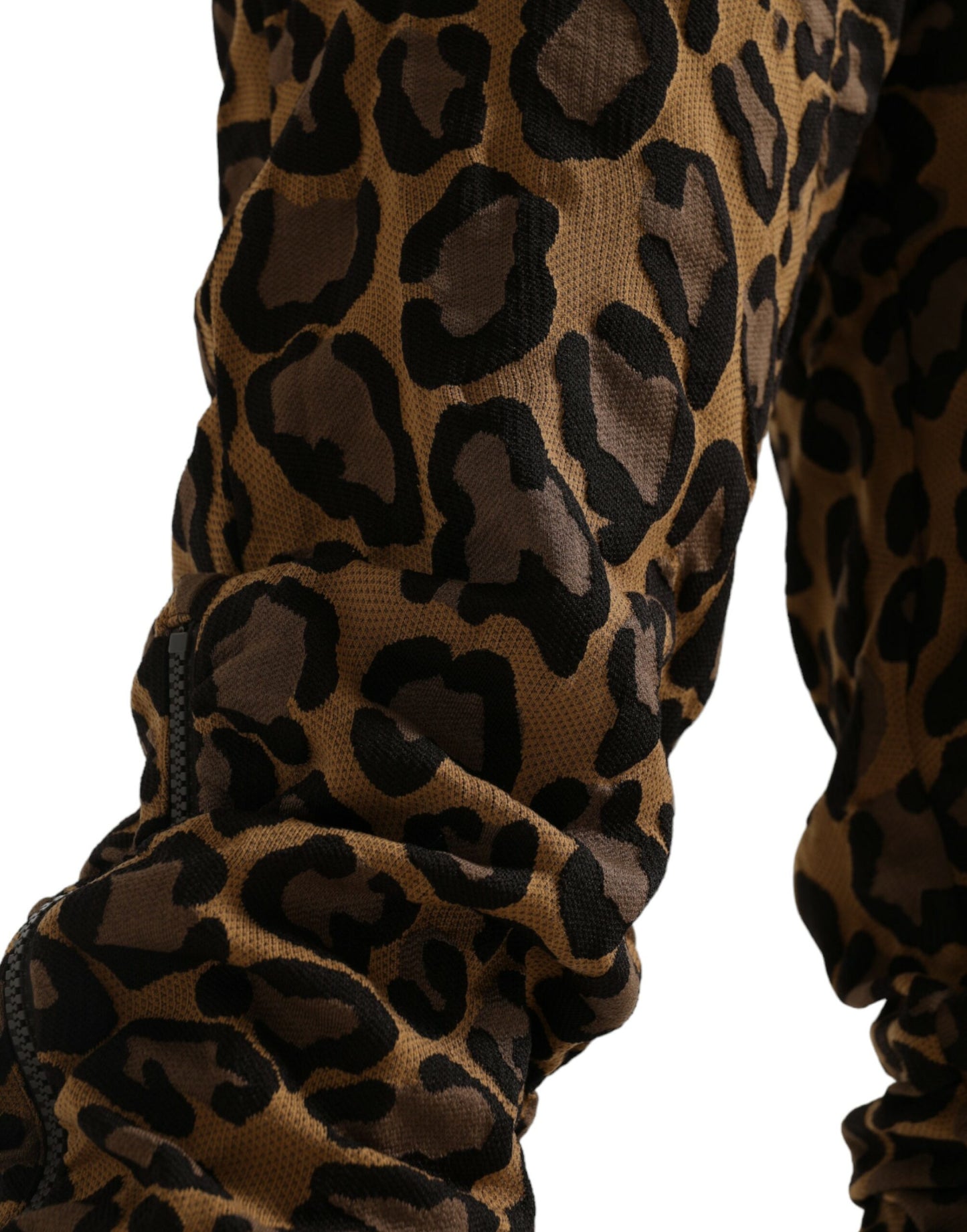 Dolce & Gabbana Schicke Jogger-Hose mit Leopardenmuster