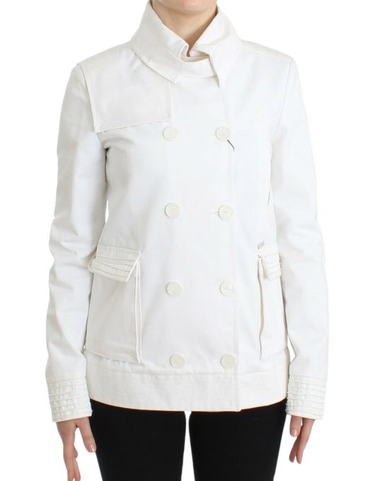 GF Ferre Chic double-breasted cotton jacket