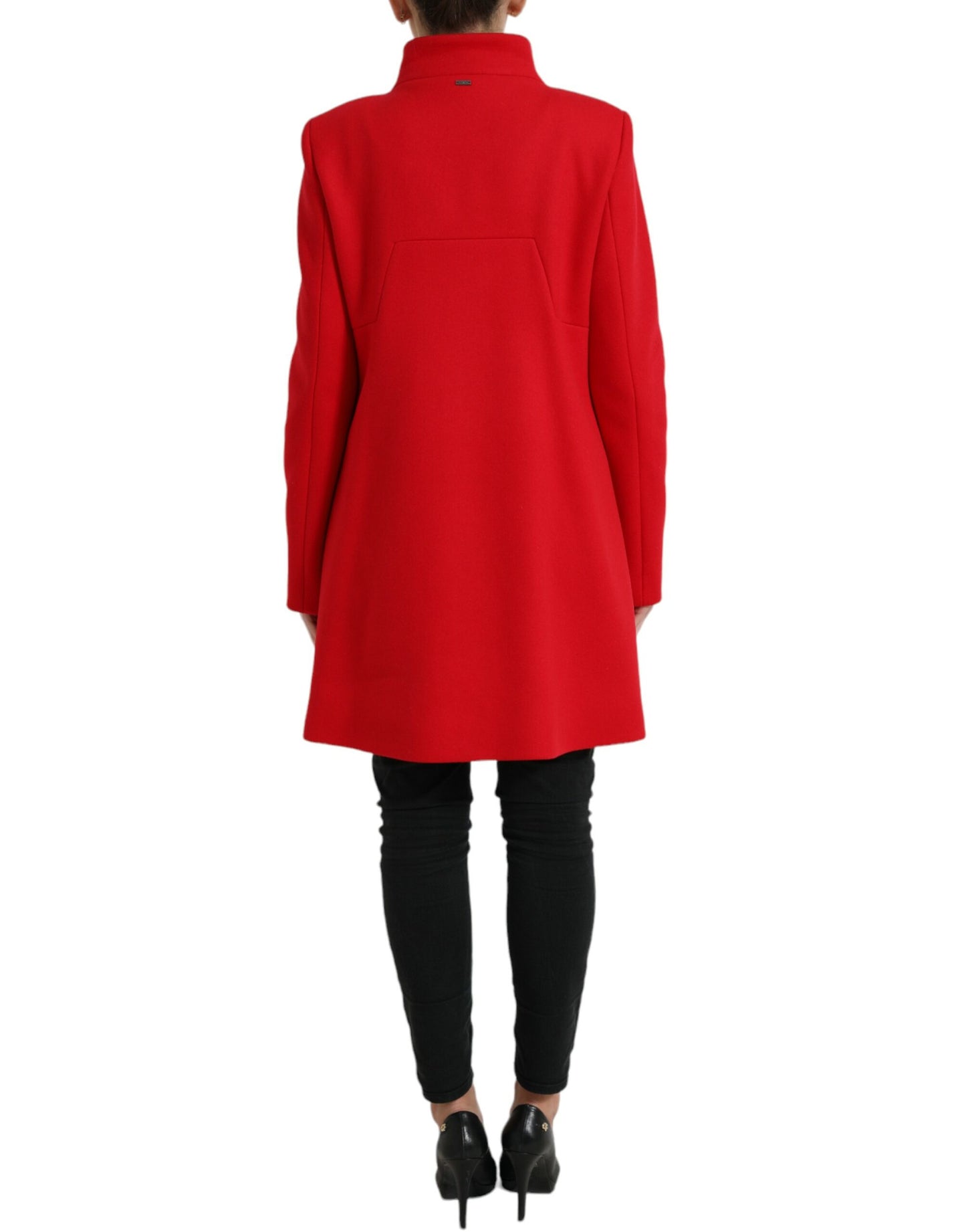 Liu Jo Elegant red double-breasted long coat