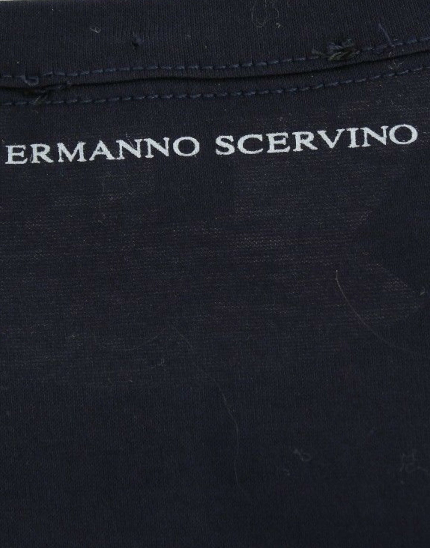 Ermanno Scervino Elegant blue cotton sweater