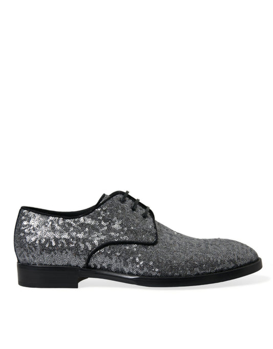 Dolce &amp; Gabbana Exquisite Sequin Derby Shoes