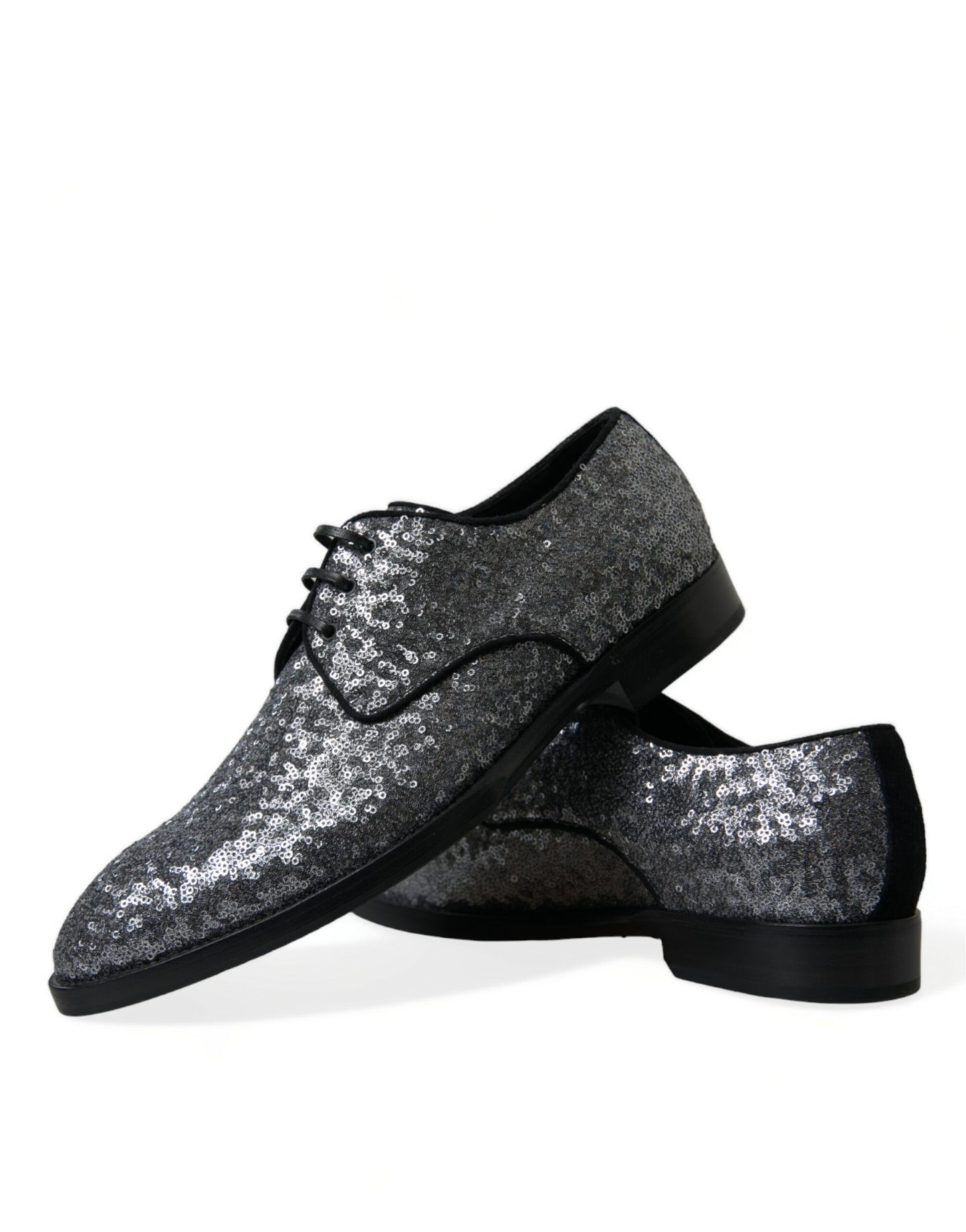 Dolce &amp; Gabbana Exquisite Sequin Derby Shoes