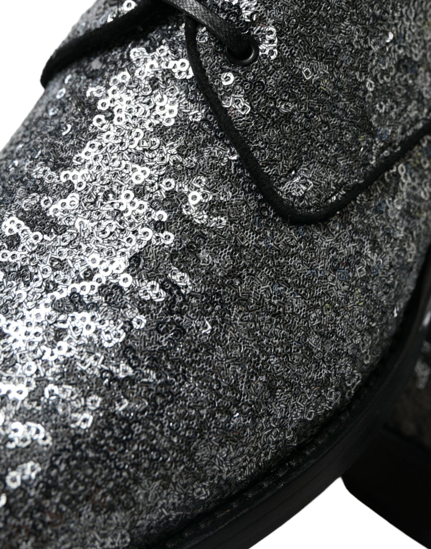 Dolce &amp; Gabbana Exquisite Sequin Derby Shoes