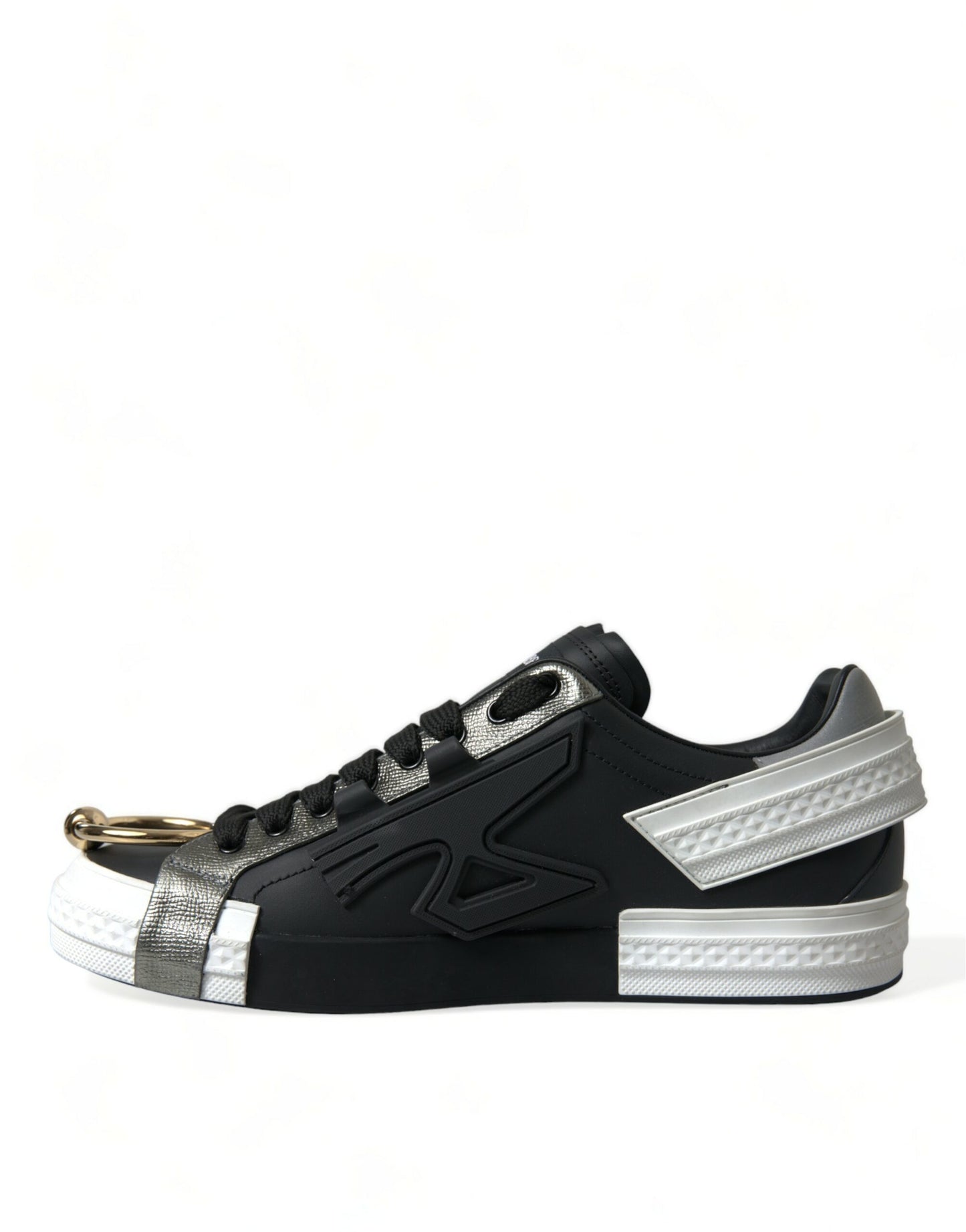 Dolce & Gabbana Elegante Kalbsleder Low Top Sneakers