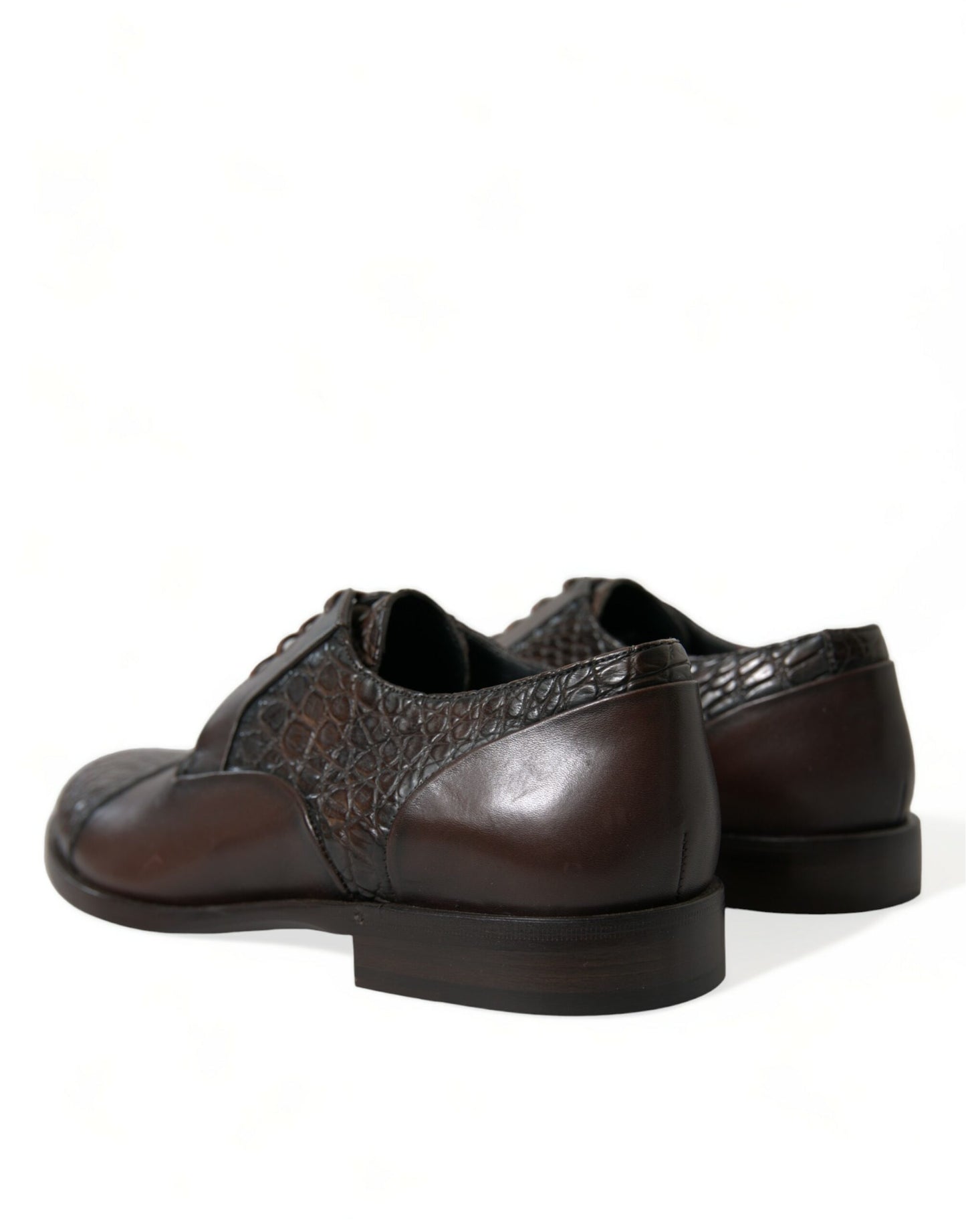 Dolce & Gabbana Elegante Oxford-Schuhe aus strukturiertem Leder