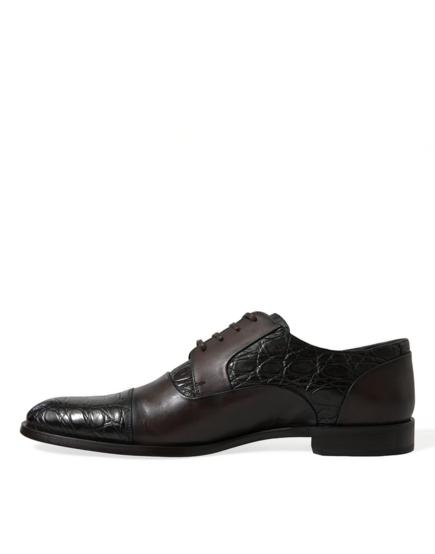 Dolce &amp; Gabbana Elegant Brown Formal Derby Shoes