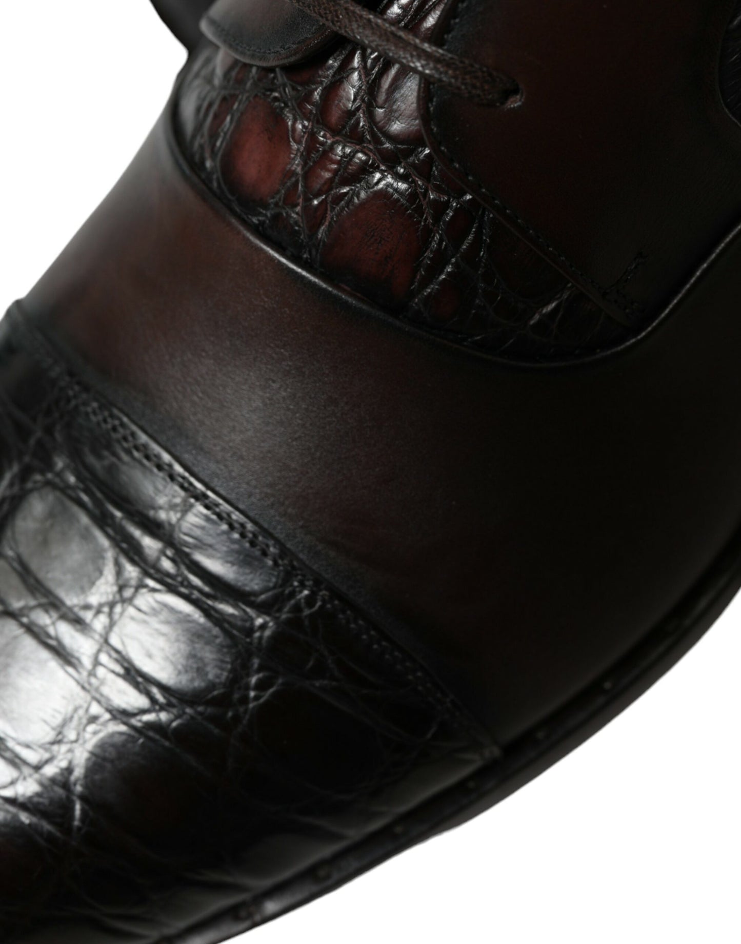 Dolce &amp; Gabbana Elegant Brown Formal Derby Shoes