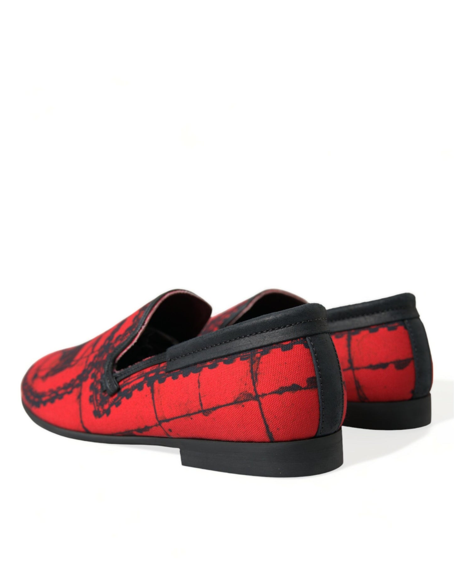 Dolce &amp; Gabbana Torero-inspired Luxe Loafers in Red and Black