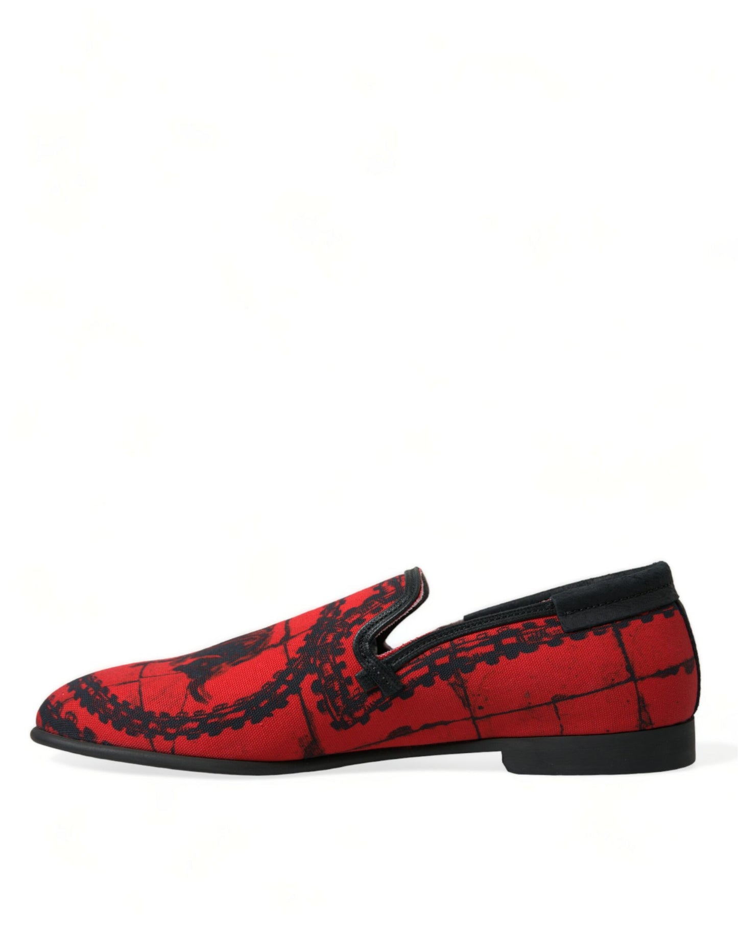 Dolce &amp; Gabbana Torero-inspired Luxe Loafers in Red and Black