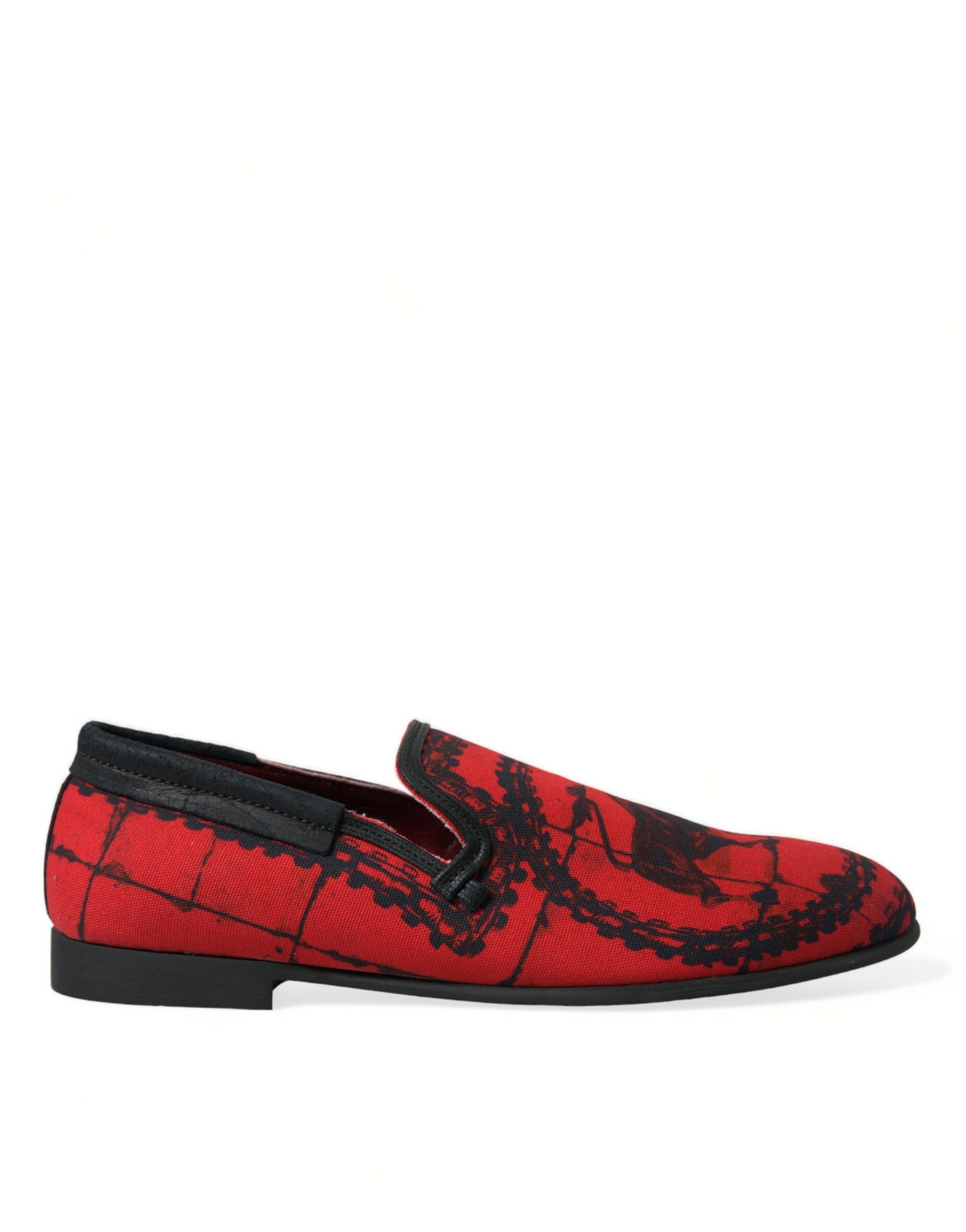 Dolce &amp; Gabbana Torero-inspired Luxe Loafers in Red and Black