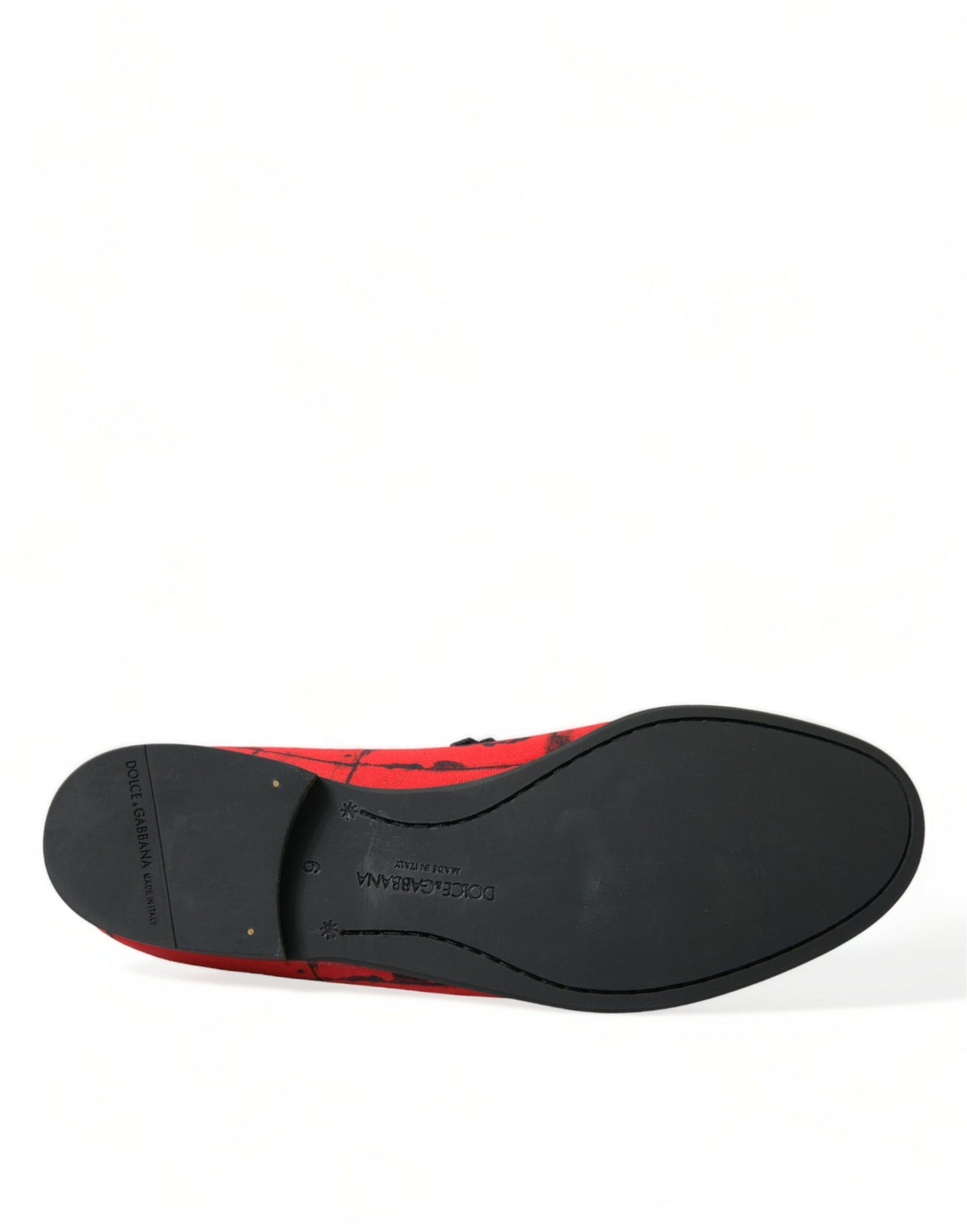 Dolce &amp; Gabbana Torero-inspired Luxe Loafers in Red and Black