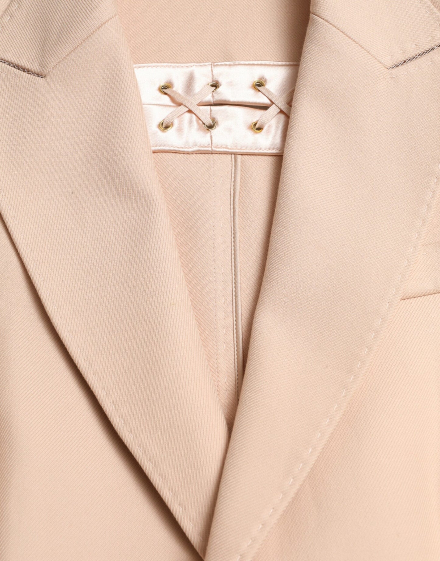 Dolce &amp; Gabbana Elegant single-breasted trench coat in beige