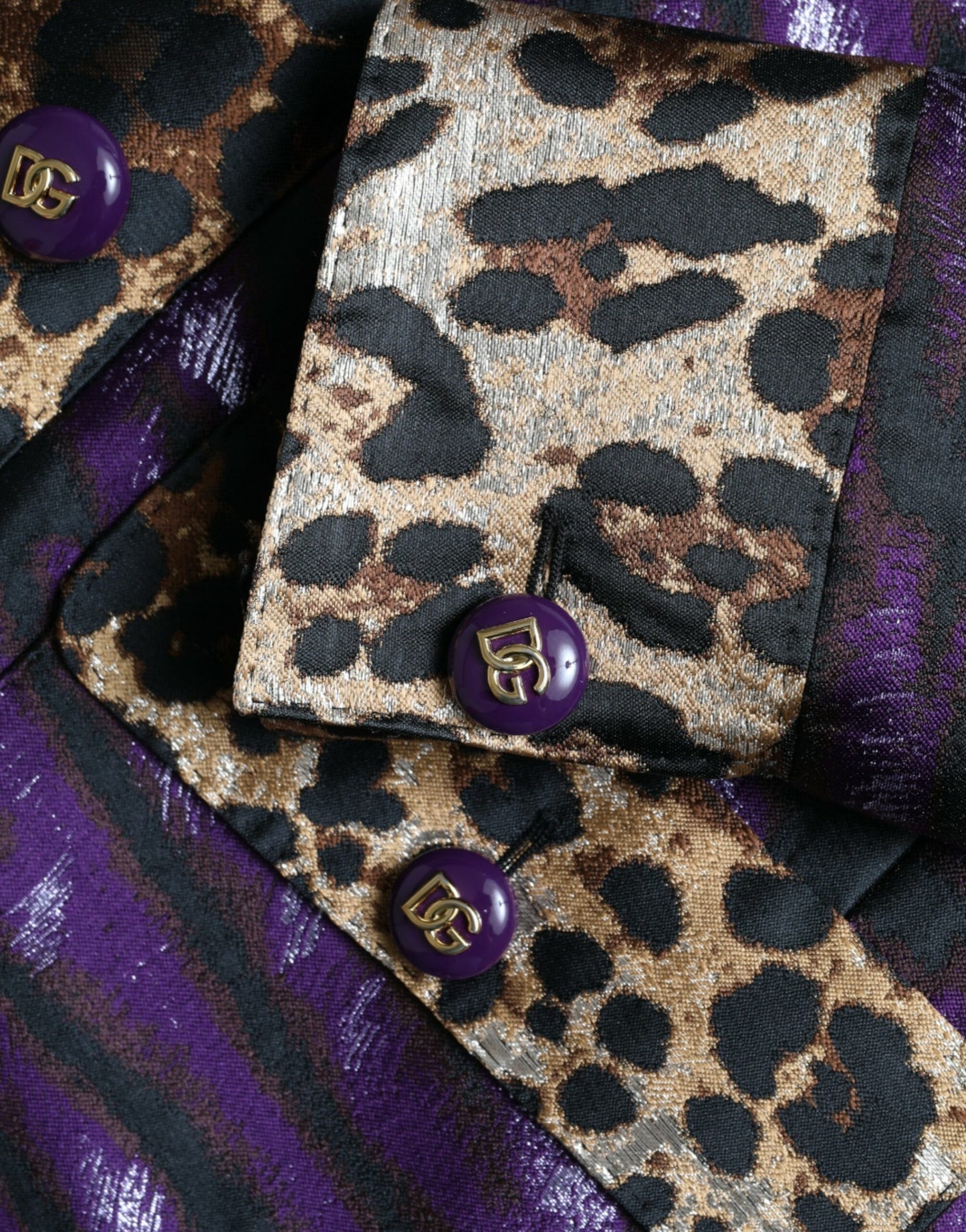 Dolce &amp; Gabbana Exquisite tiger motif jacquard trench