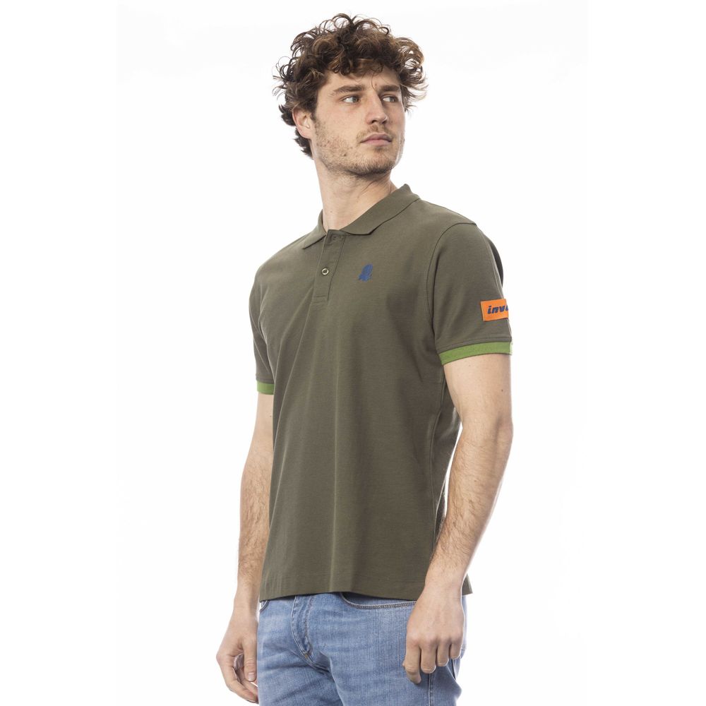 Invicta Green Cotton Polo Shirt for Men