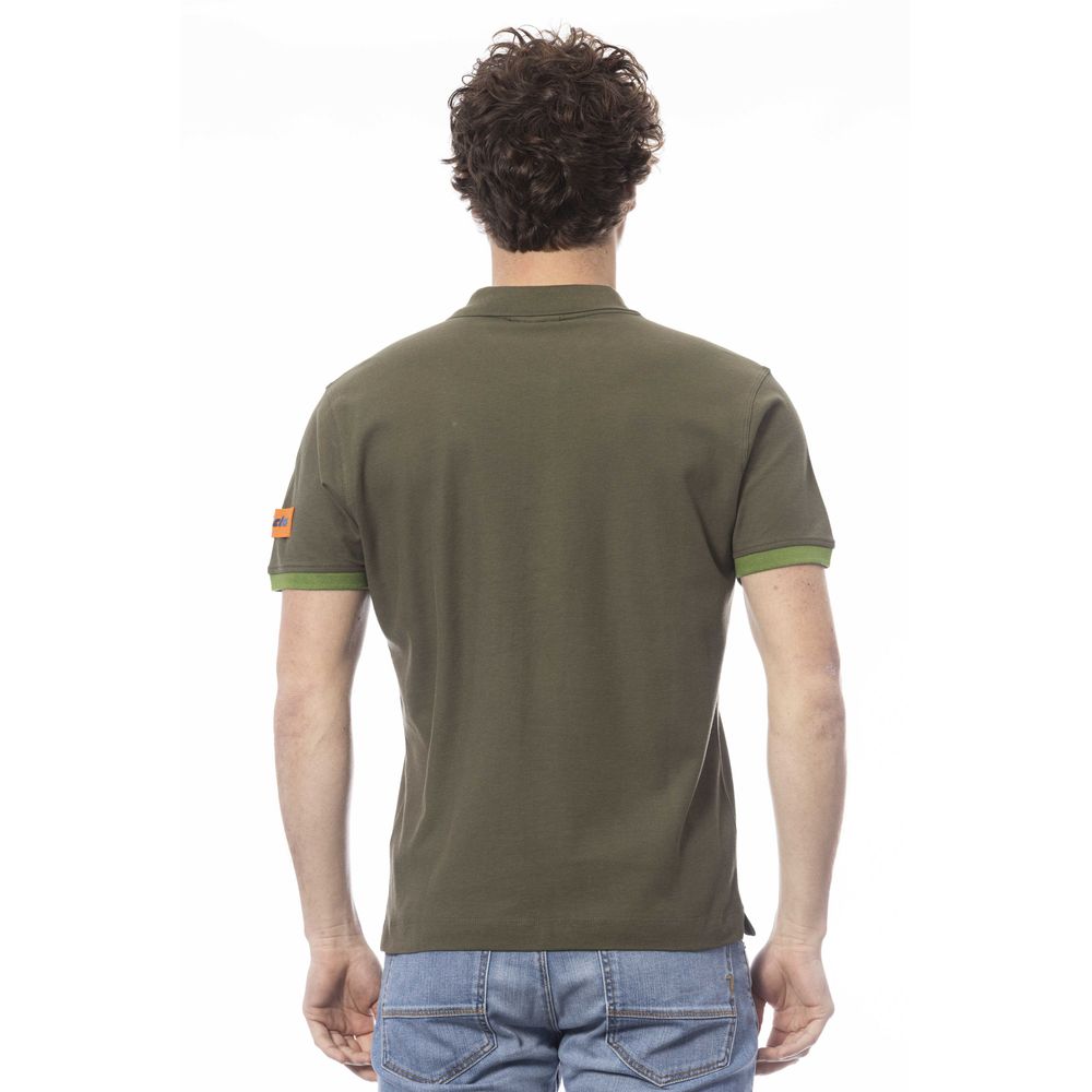 Invicta Green Cotton Polo Shirt for Men