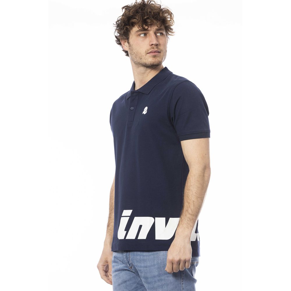 Invicta Blue Cotton Polo Shirt for Men