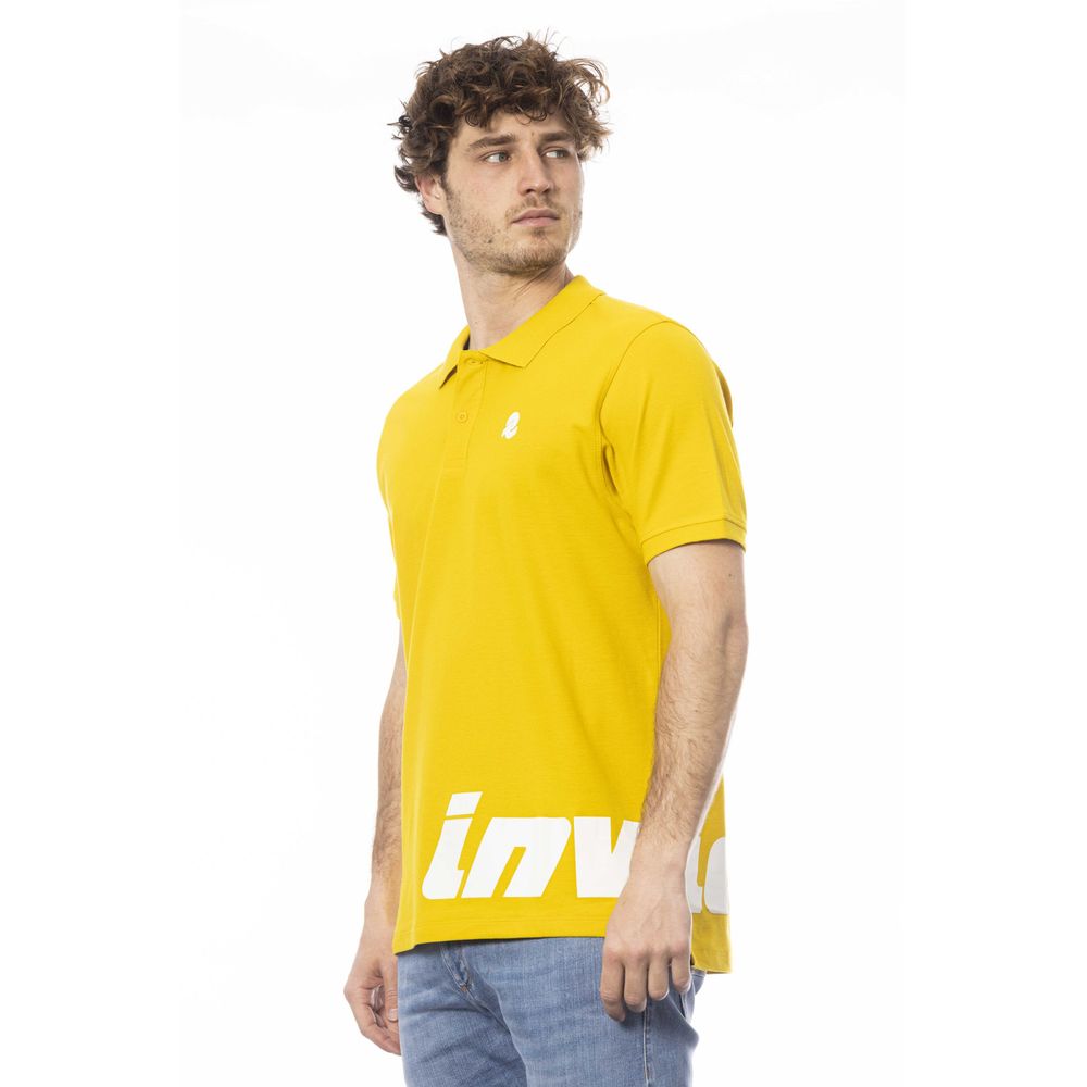 Invicta Yellow Cotton Polo Shirt for Men