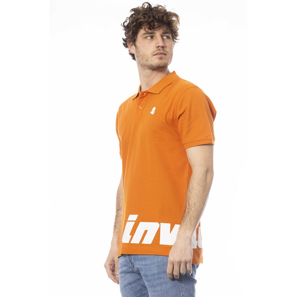 Invicta Orange Cotton Polo Shirt for Men