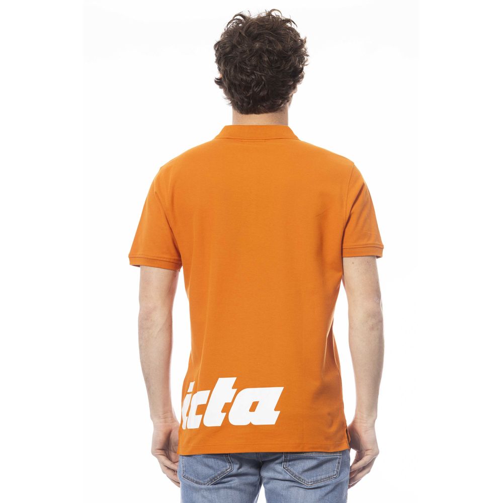 Invicta Orange Cotton Polo Shirt for Men