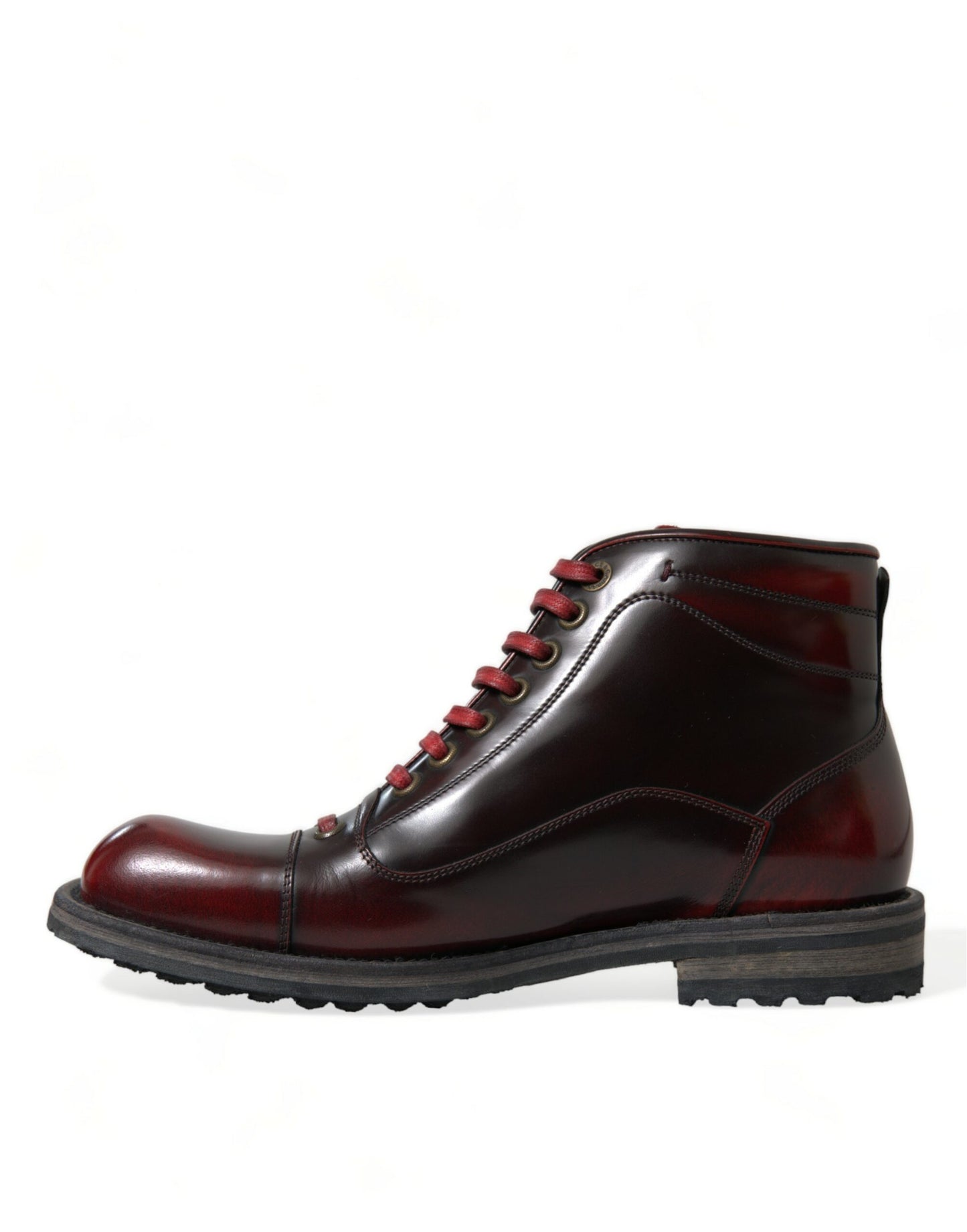 Dolce &amp; Gabbana Dapper Two-Tone Leather Ankle Boots