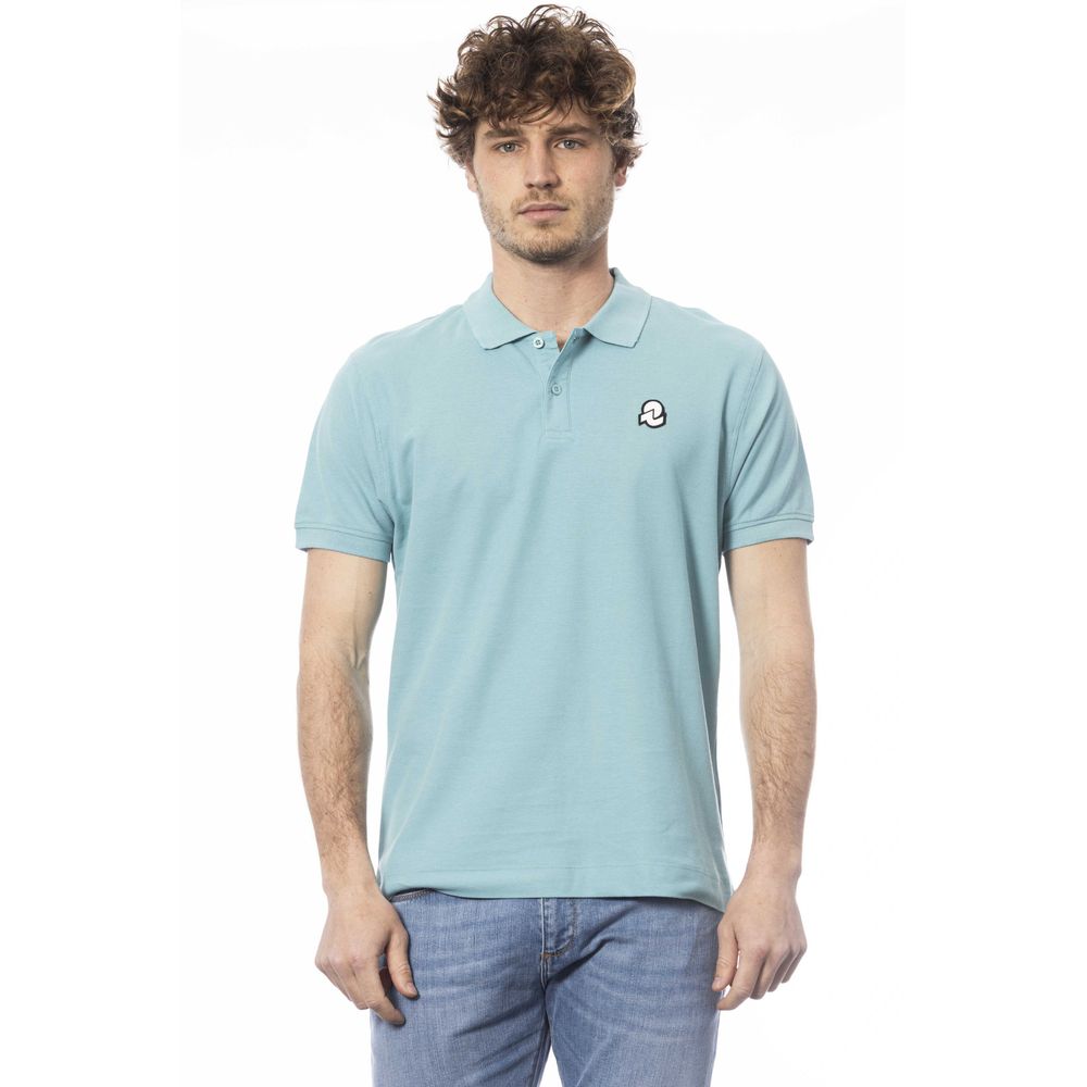 Invicta Light Blue Cotton Polo Shirt for Men