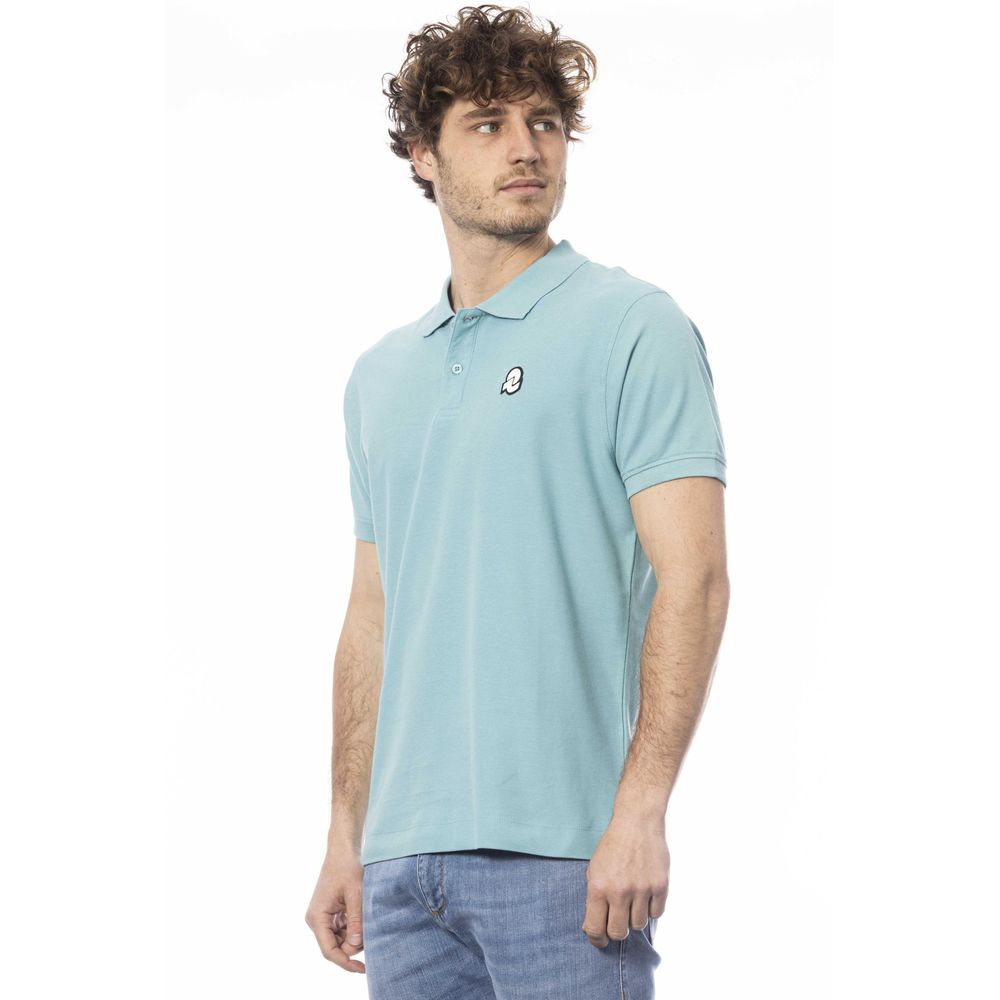 Invicta Light Blue Cotton Polo Shirt for Men