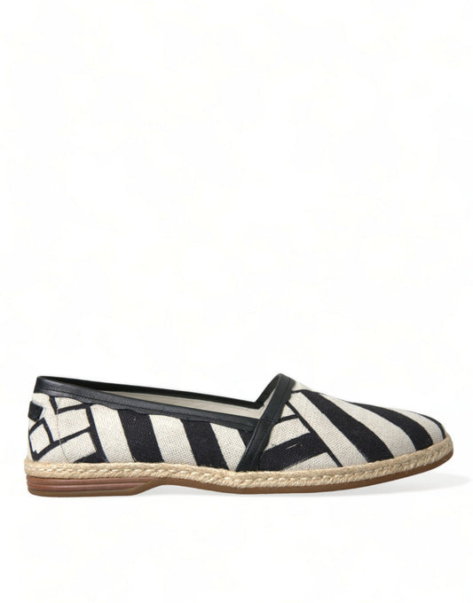 Dolce &amp; Gabbana Chic espadrilles made of striped canvas