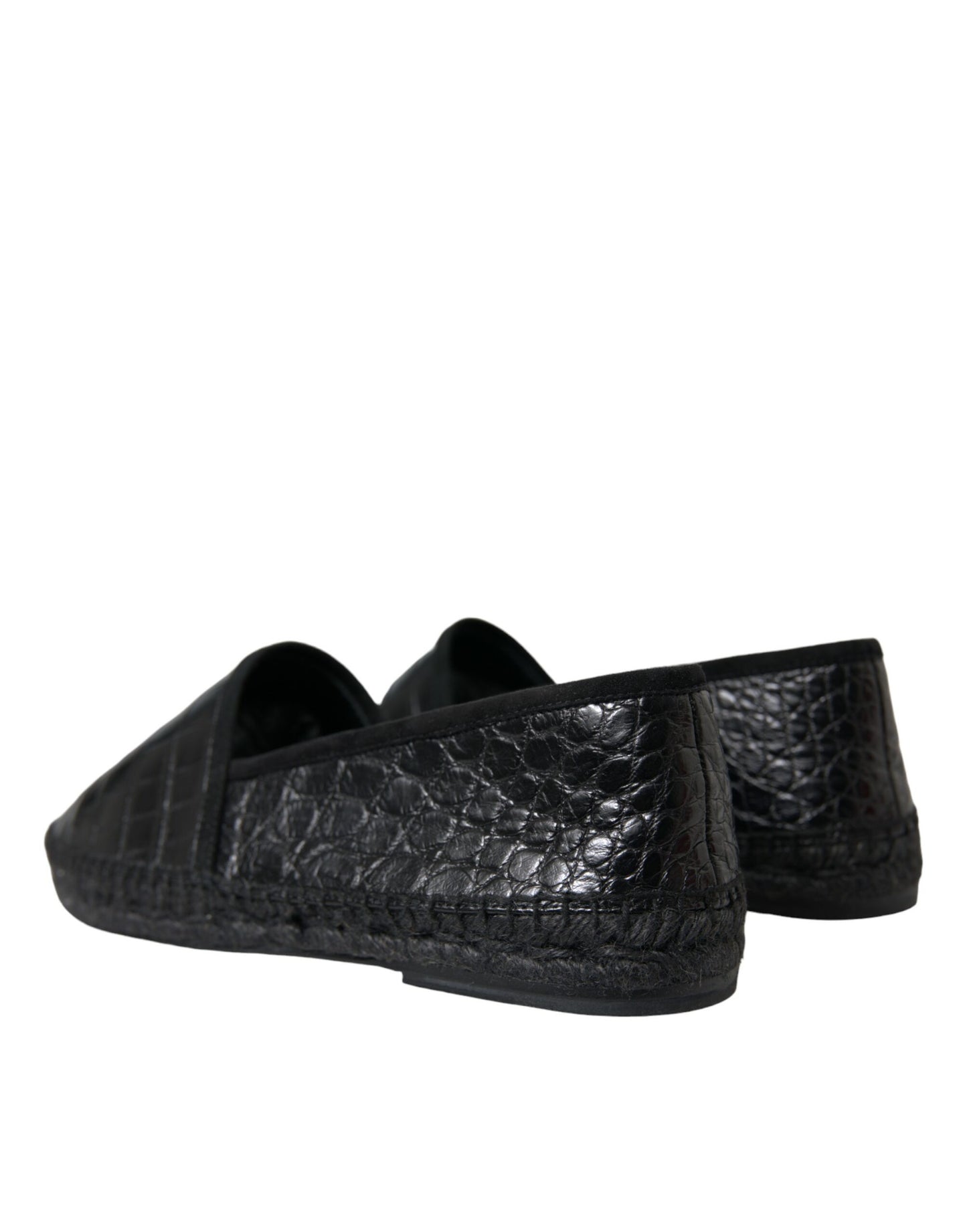 Dolce &amp; Gabbana Exotic espadrilles in black leather