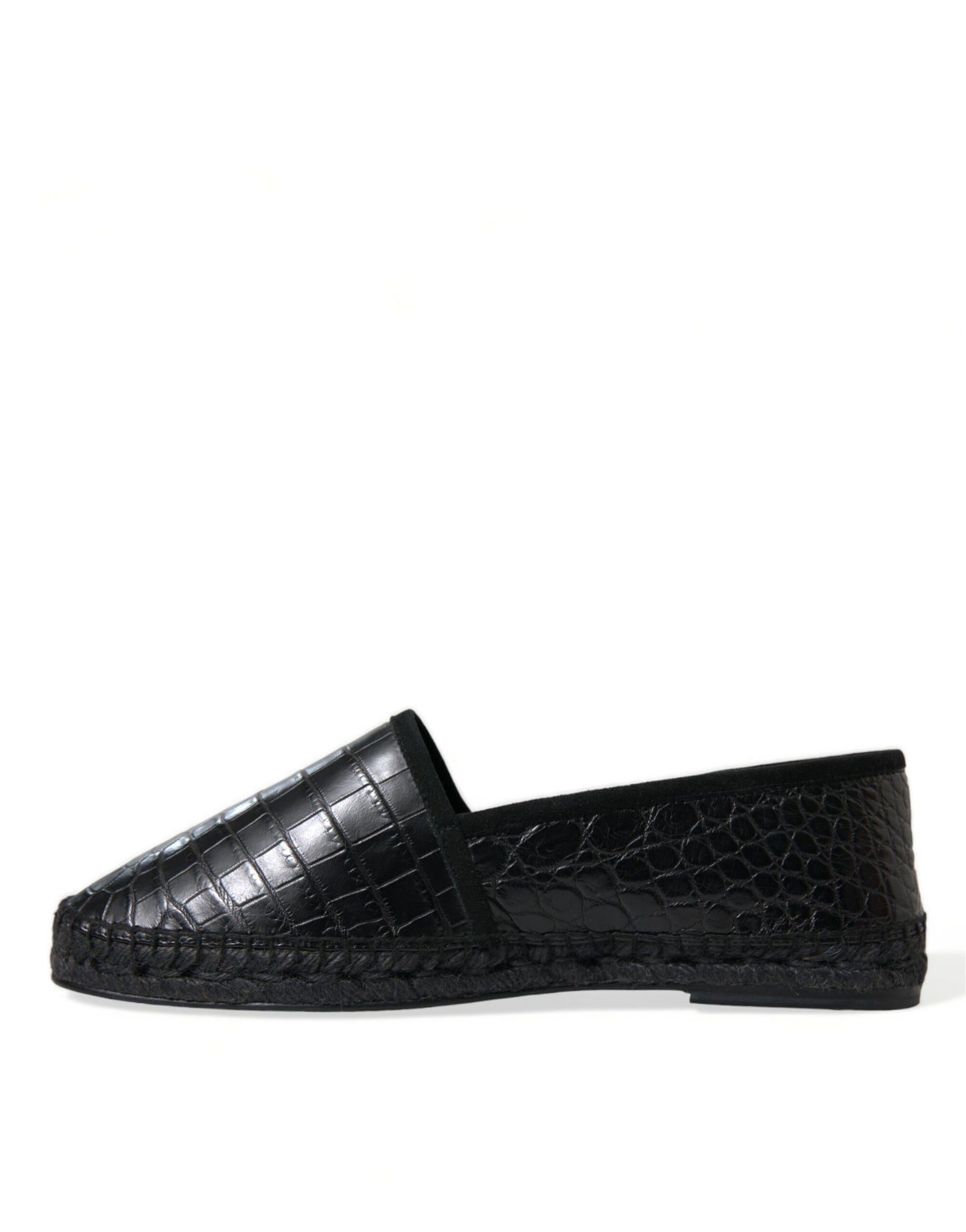 Dolce &amp; Gabbana Exotic espadrilles in black leather