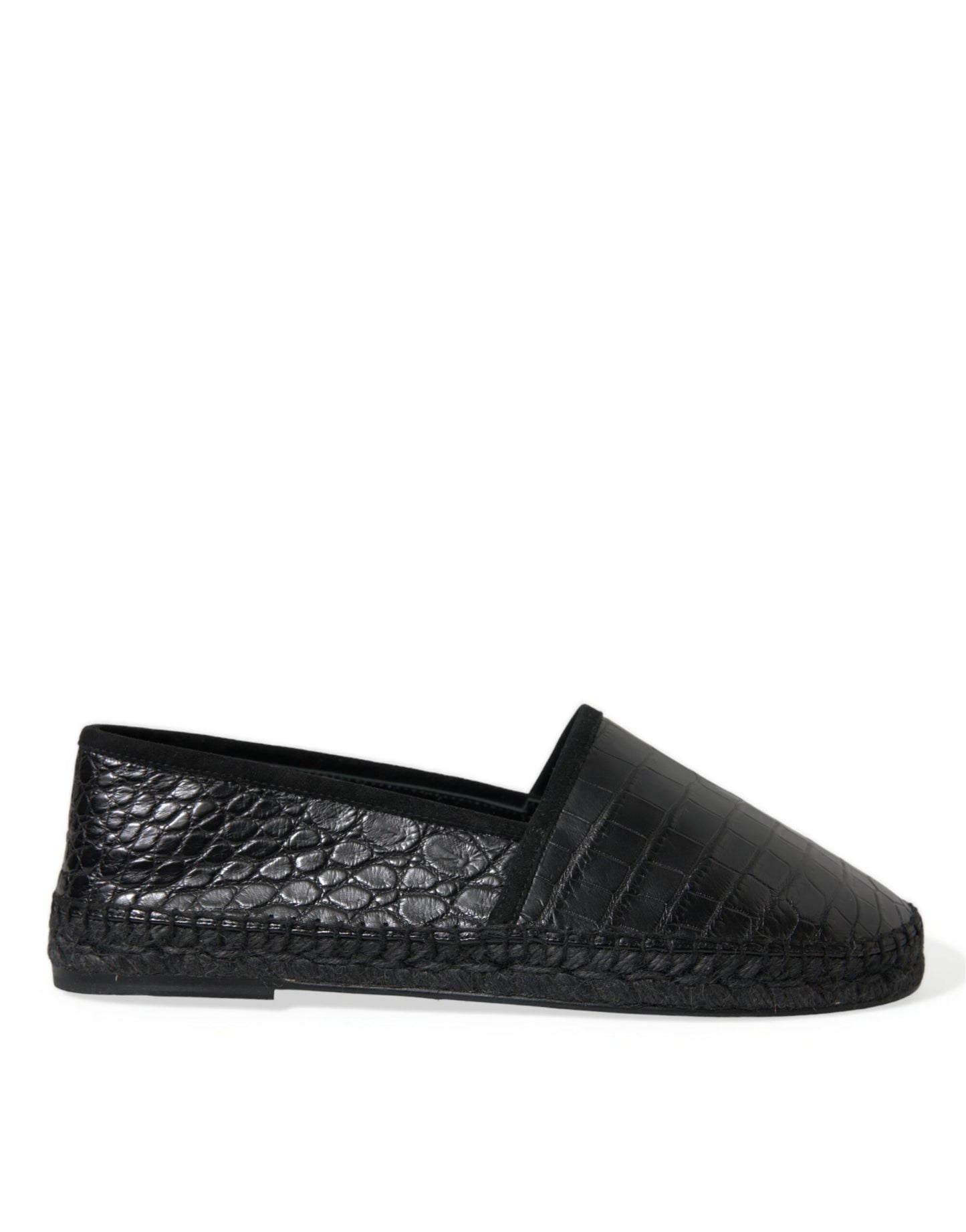 Dolce &amp; Gabbana Exotic espadrilles in black leather