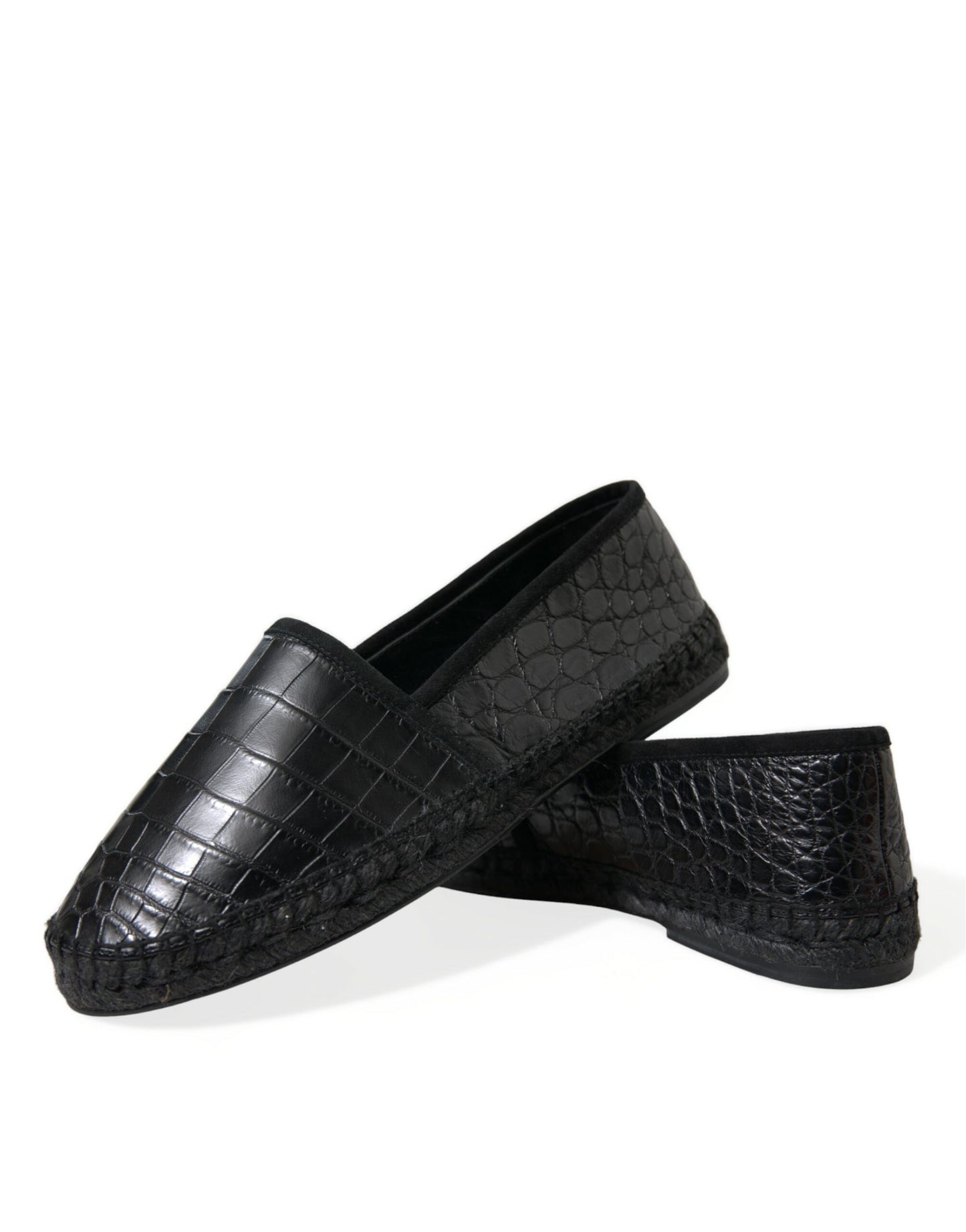 Dolce &amp; Gabbana Exotic espadrilles in black leather