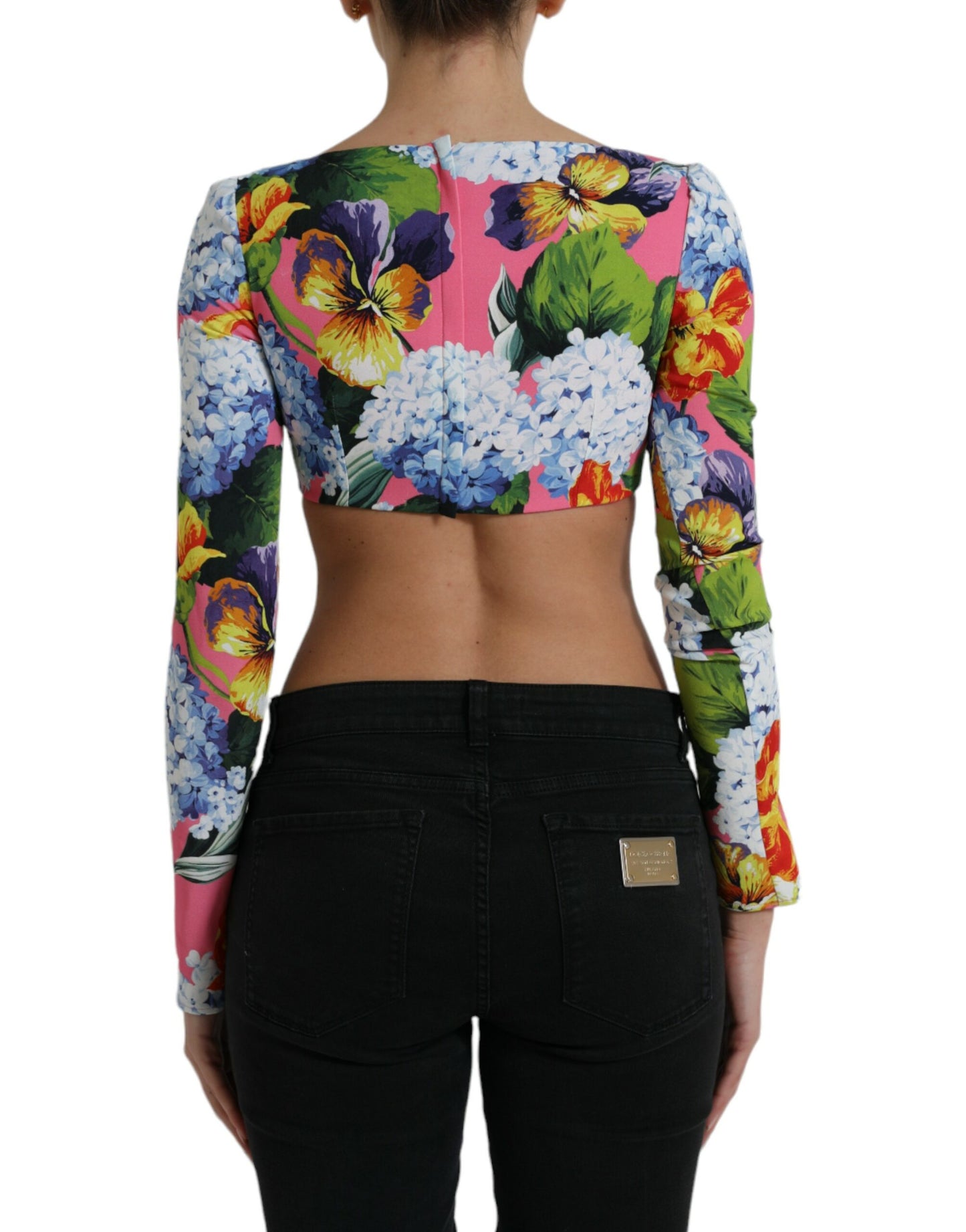 Dolce &amp; Gabbana Floral Elegance Crop Top