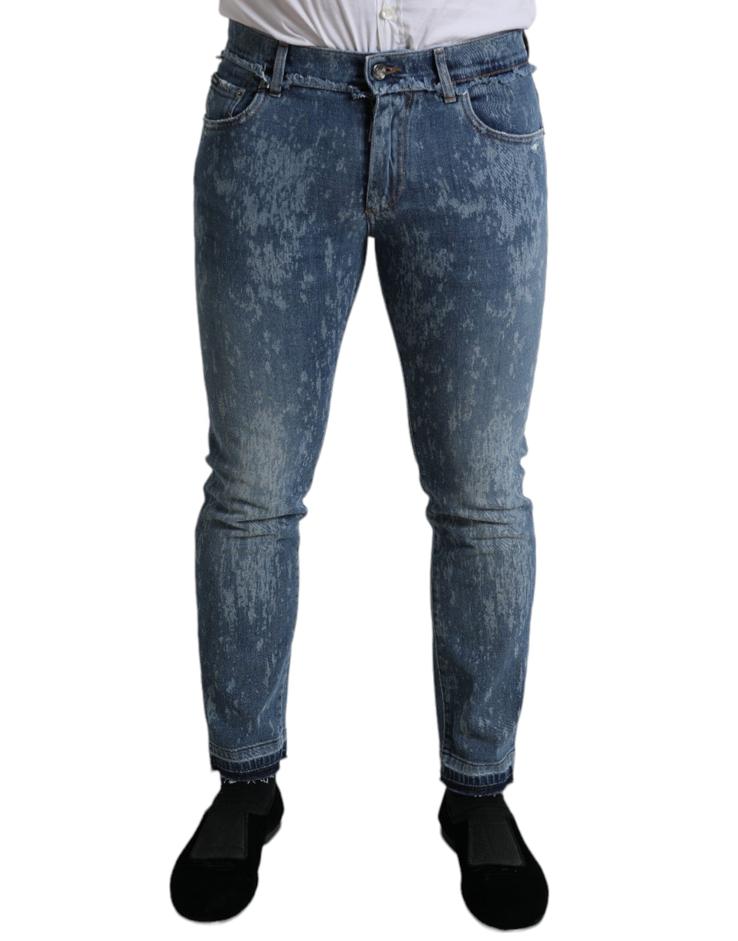 Dolce & Gabbana Schicke blaue Skinny Stretch Denim Jeans