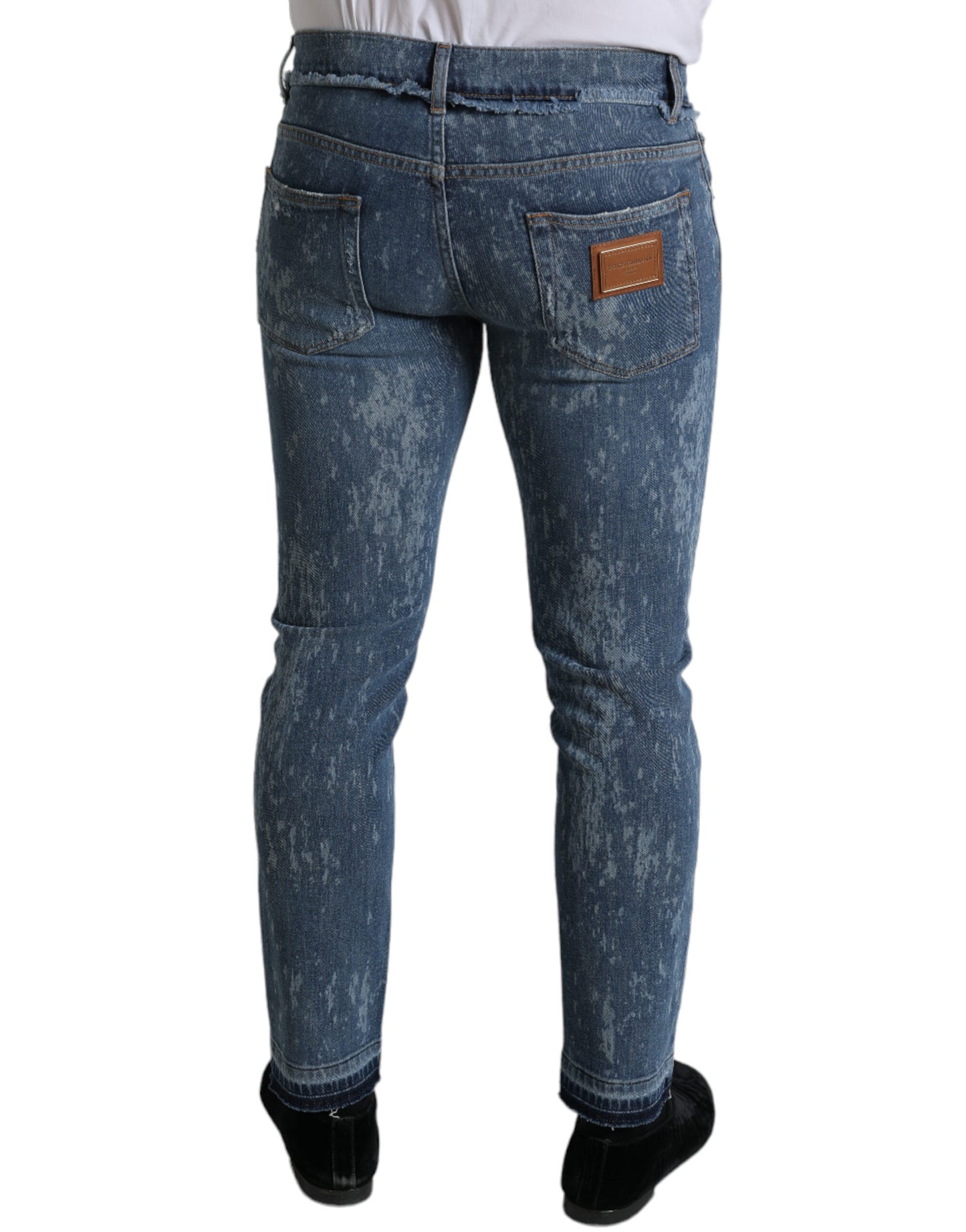 Dolce & Gabbana Schicke blaue Skinny Stretch Denim Jeans