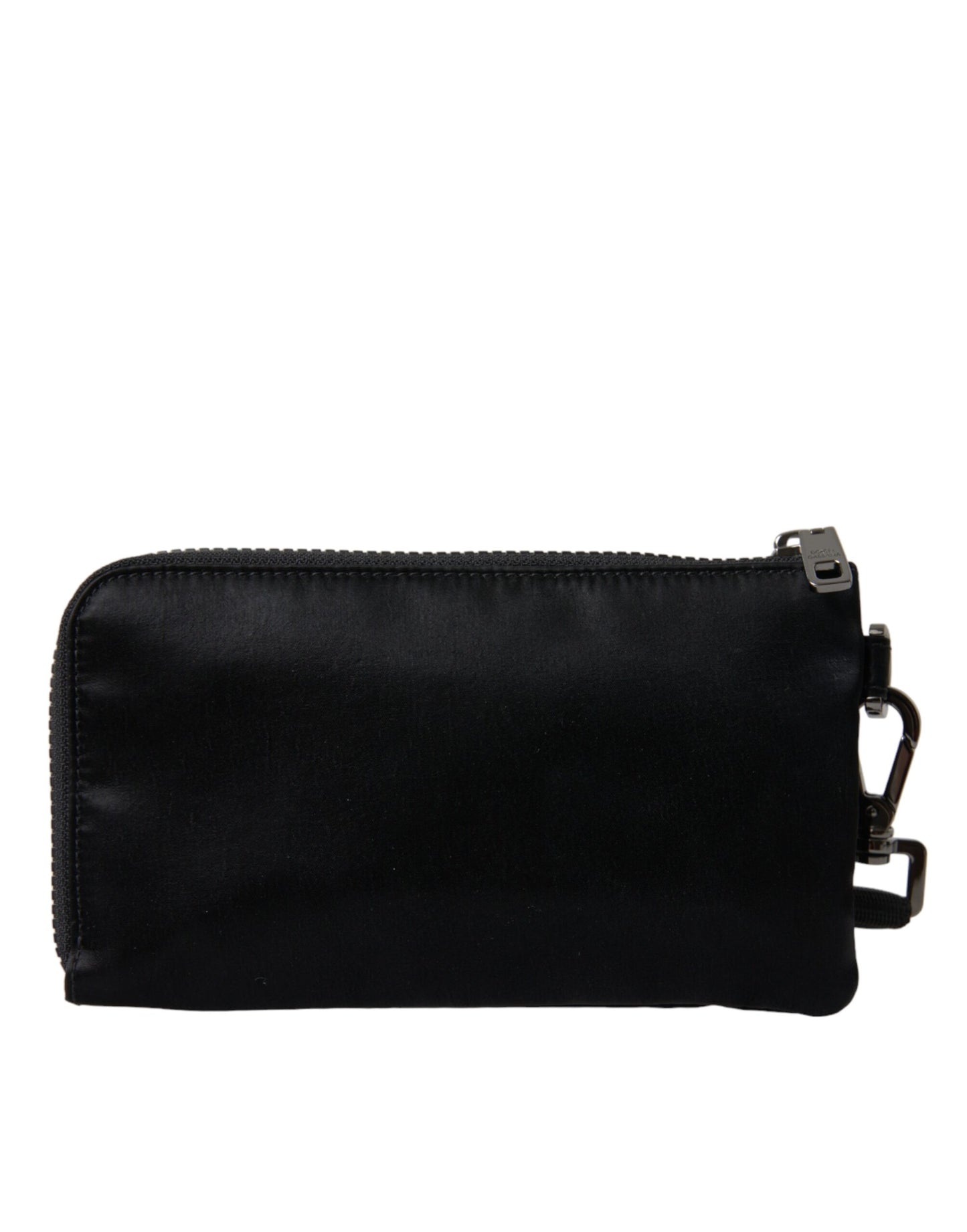 Dolce &amp; Gabbana Elegant case in black nylon and leather